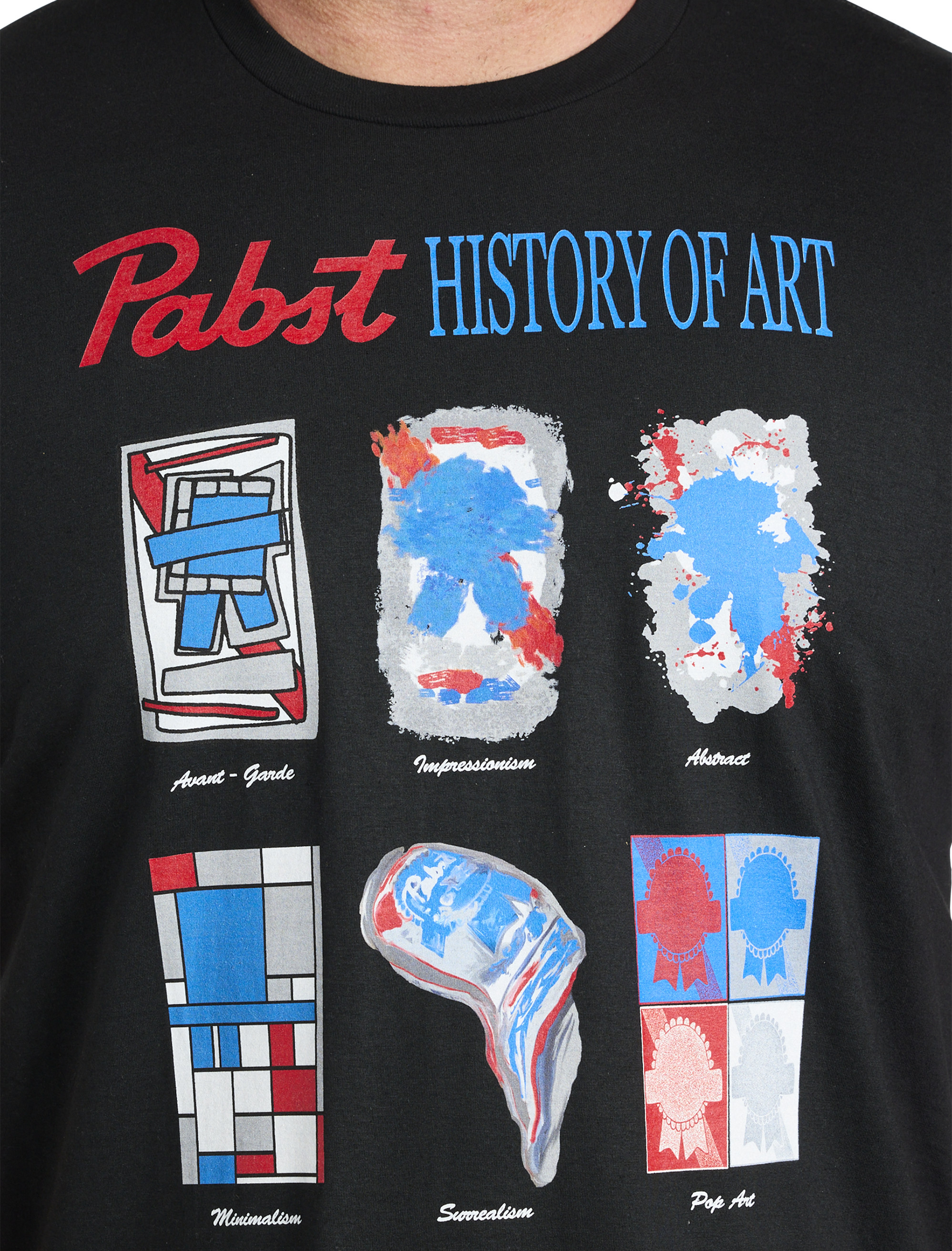 Pabst History Of Art Graphic Tee