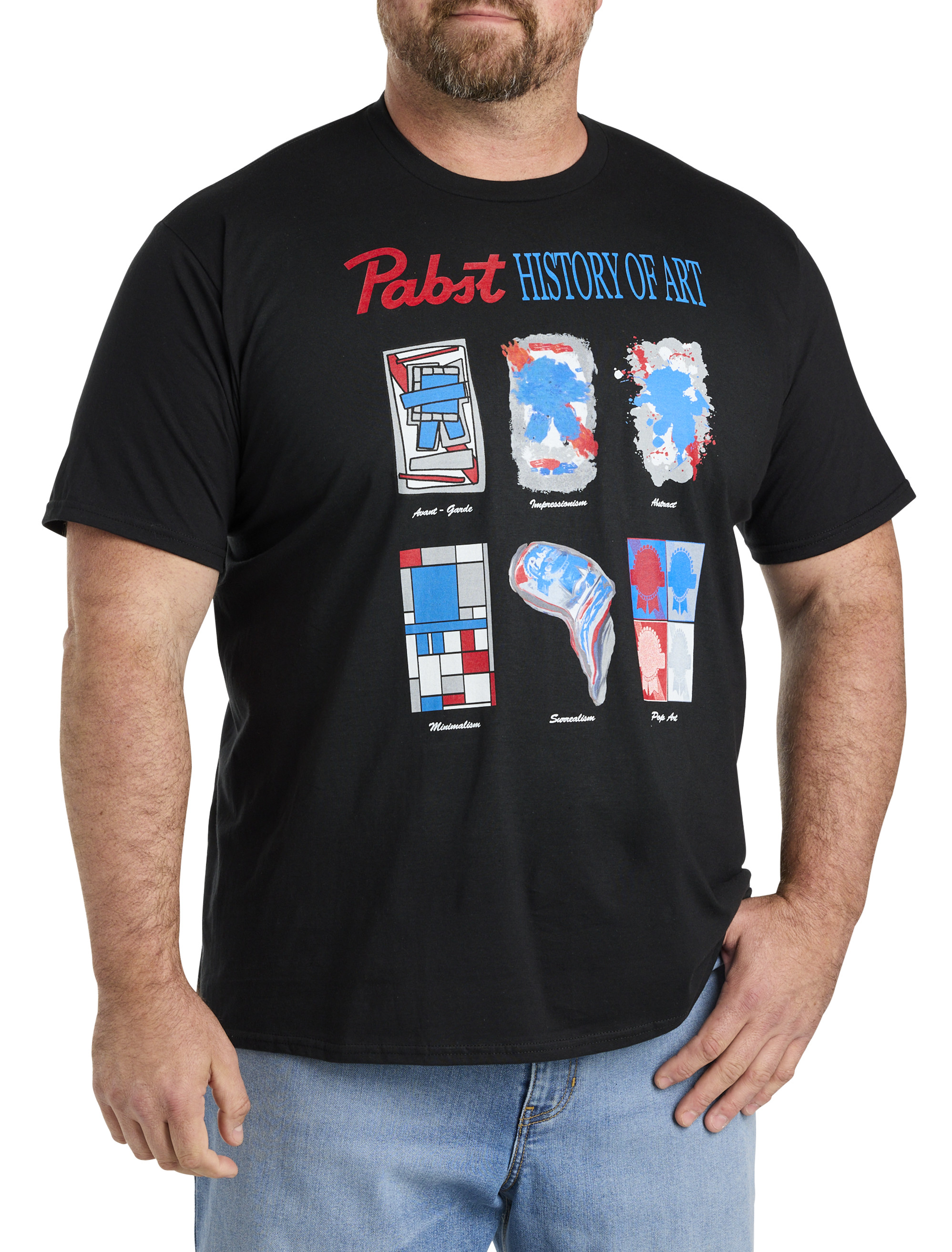 Pabst History Of Art Graphic Tee