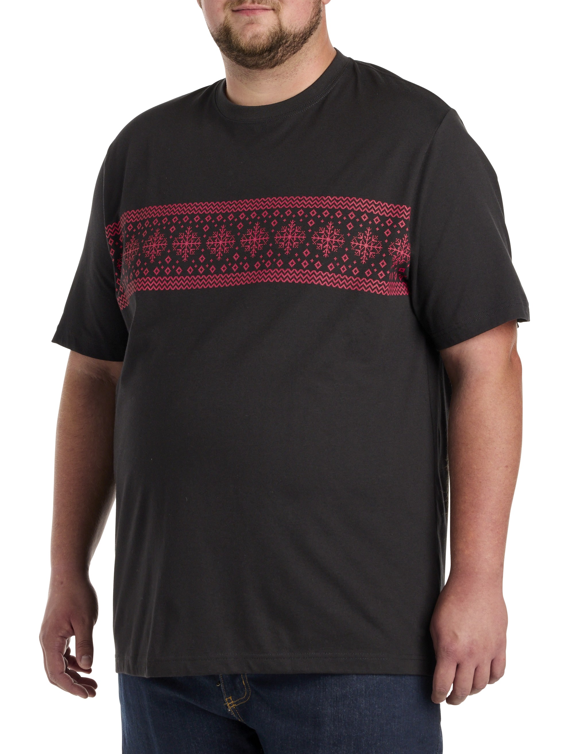 Fair Isle Moisture-Wicking T-Shirt