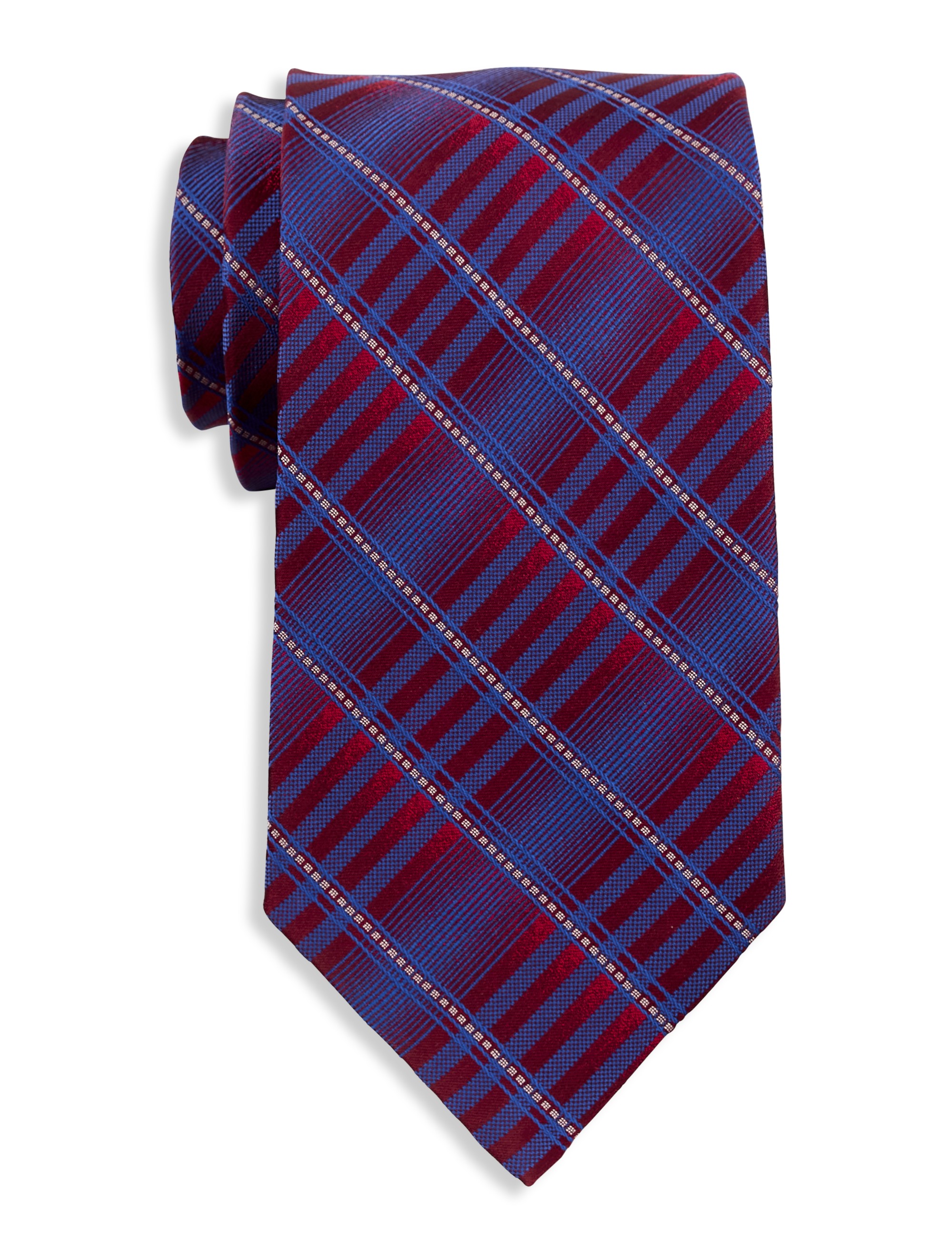 Plaid Ombré Tie