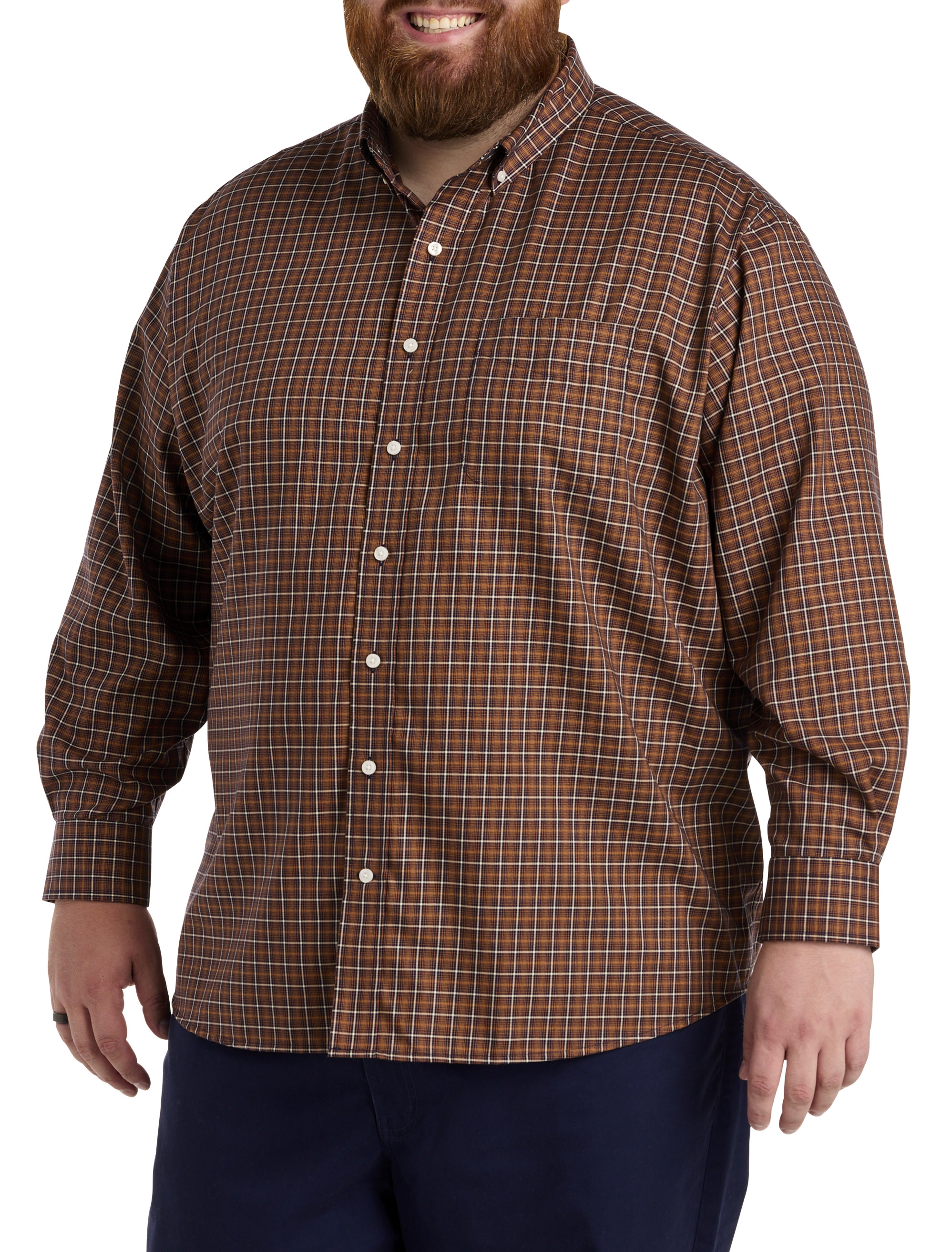 Big + Tall | Oak Hill Small Plaid Sport Shirt | DXL