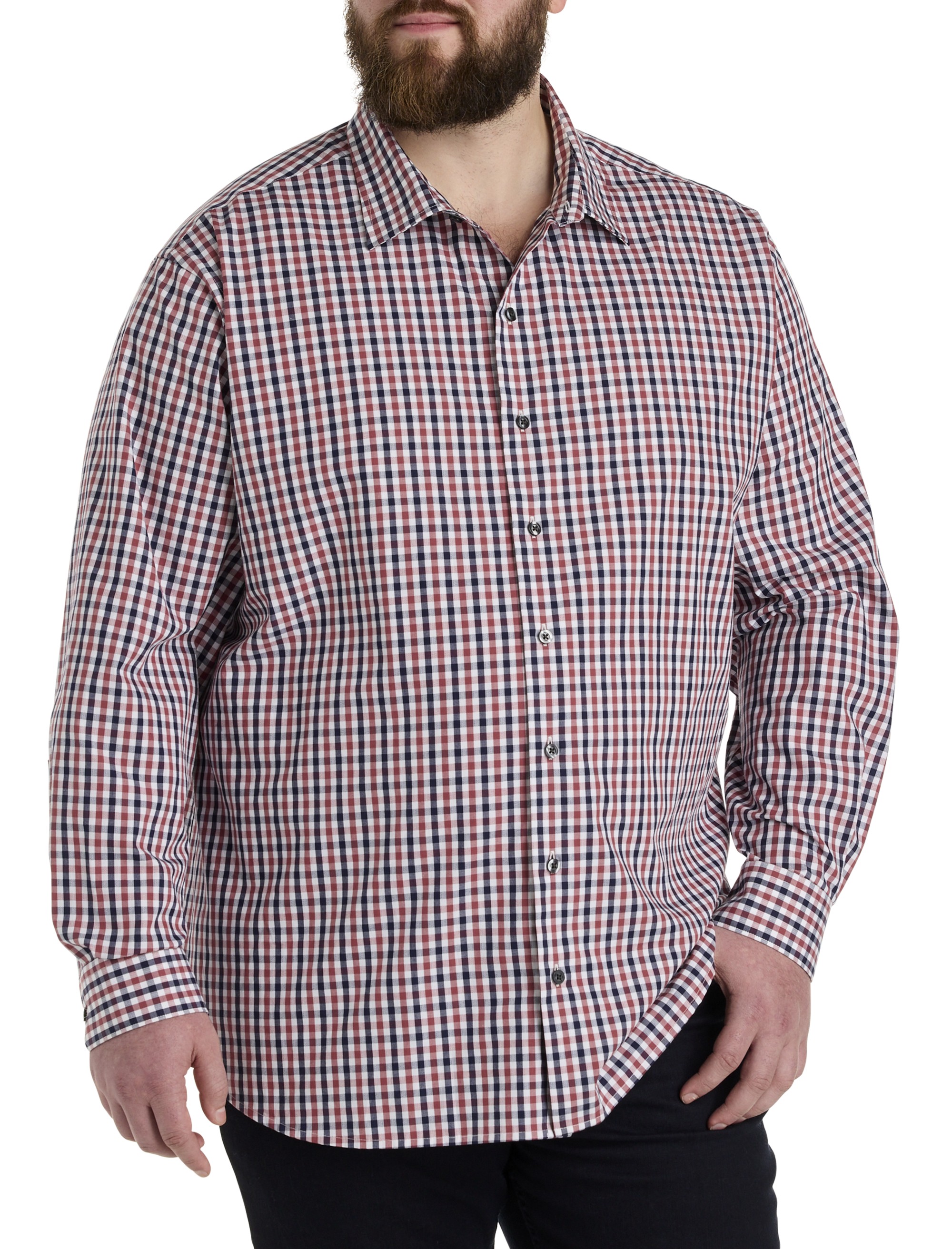 Dobby Plaid Sport Shirt - thumbnail 2