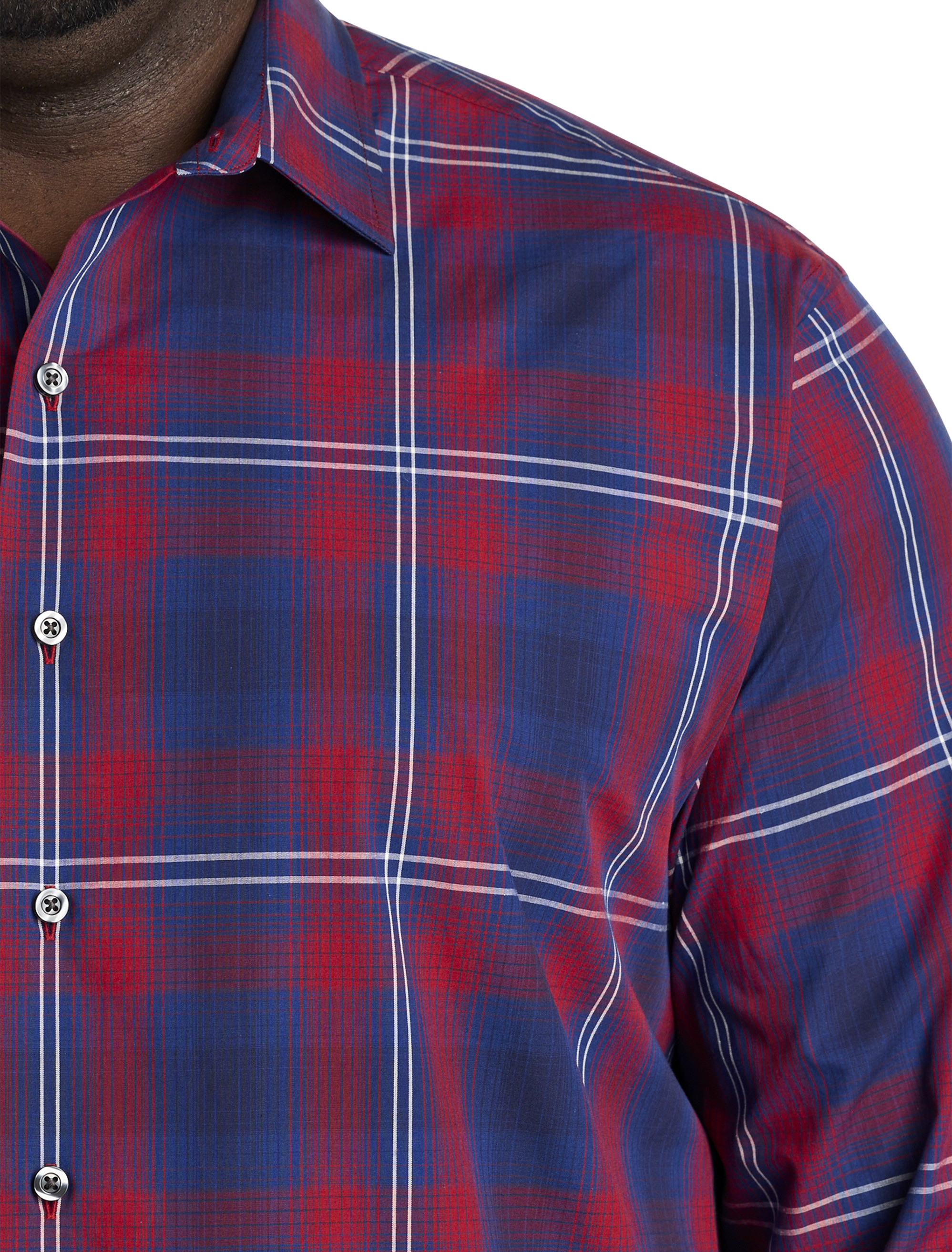 Large Plaid Sport Shirt