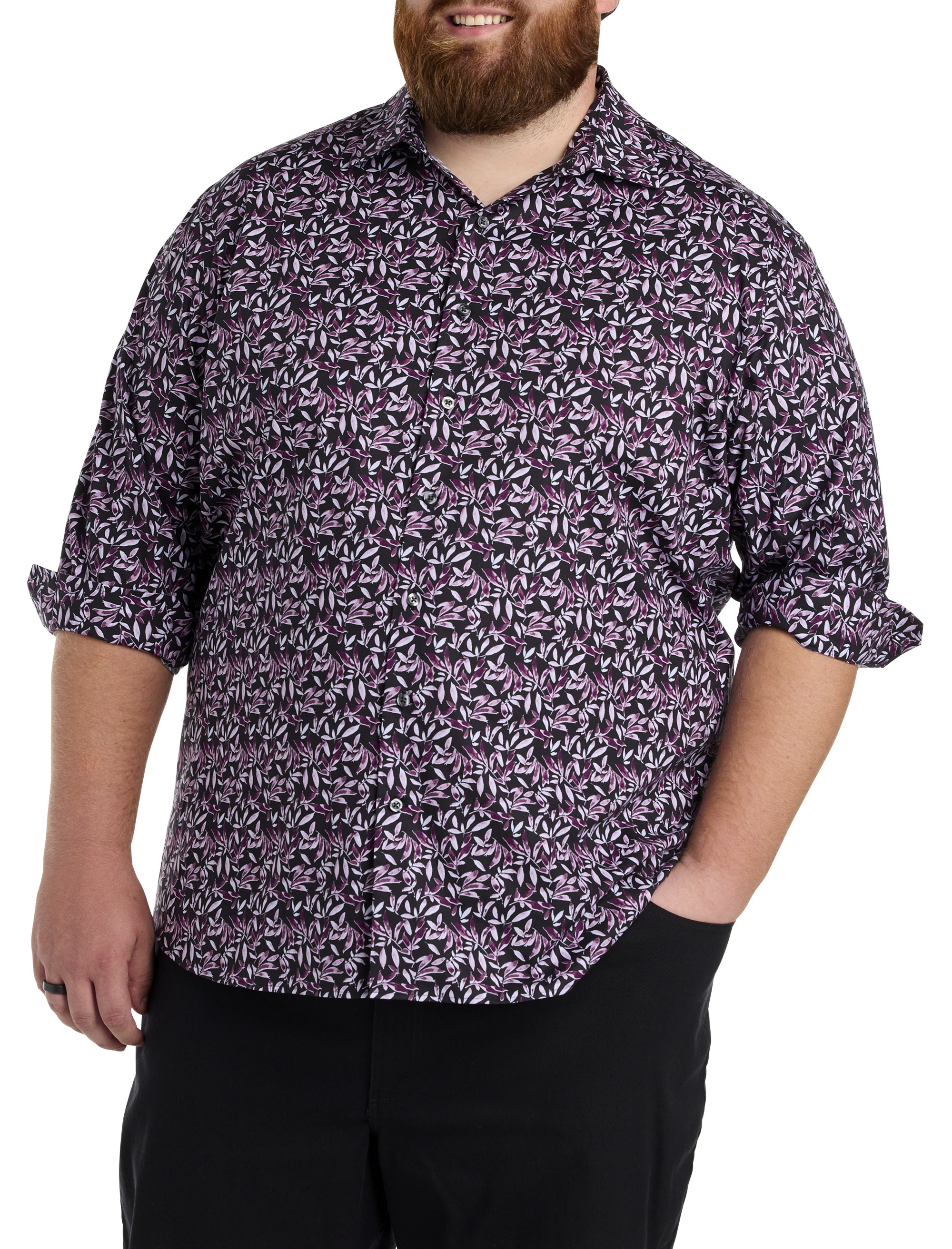 Floral Print Sport Shirt