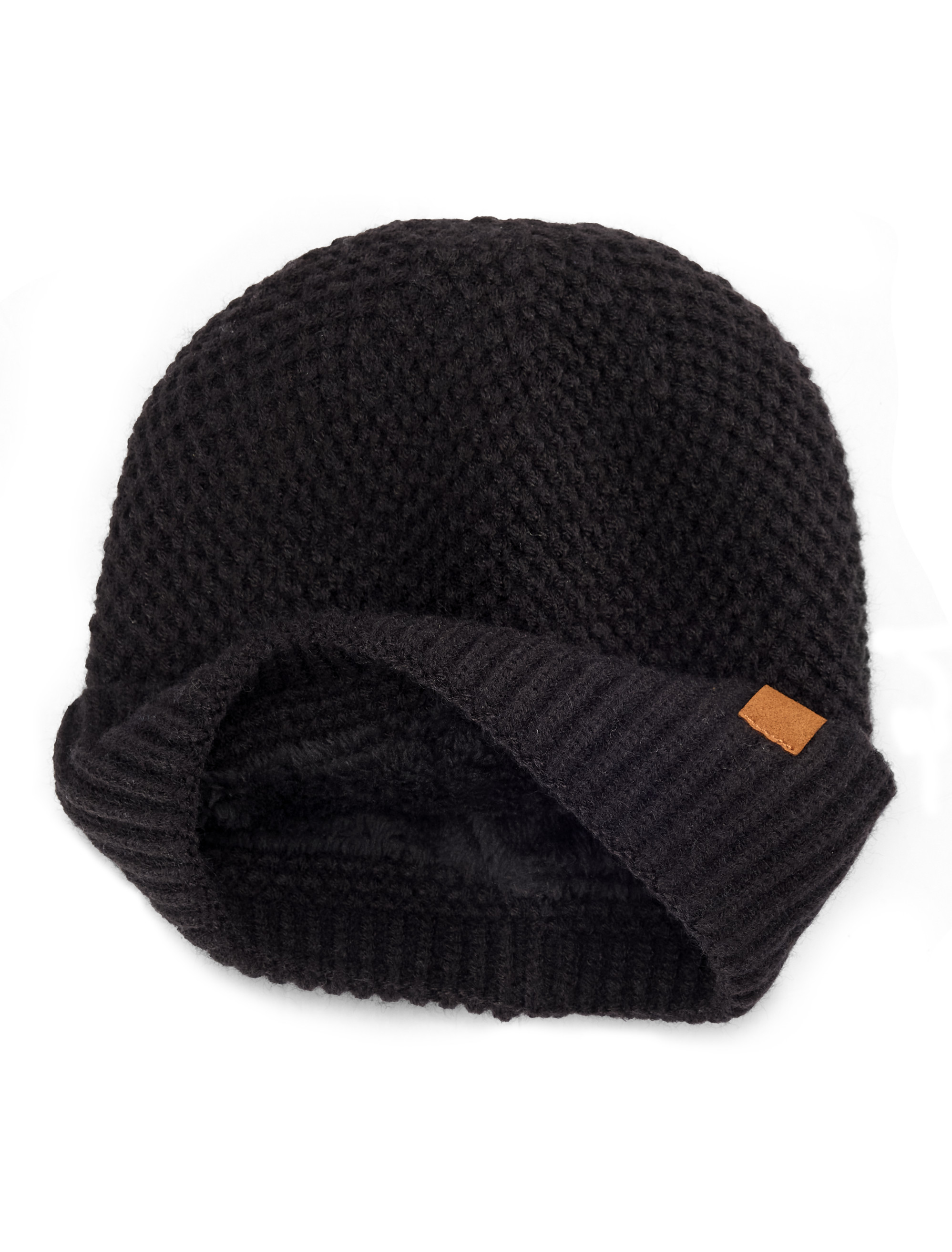 Waffle-Knit Beanie