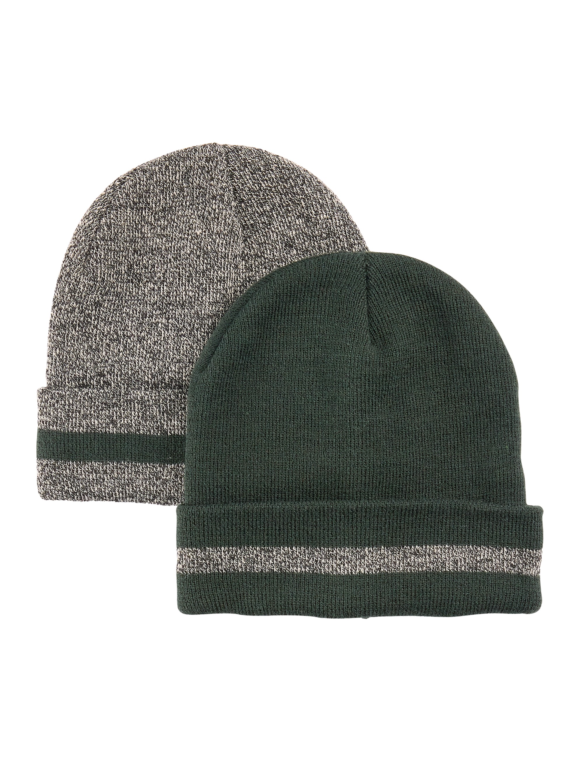 2-pk Cuffed Knit Hats - thumbnail 2
