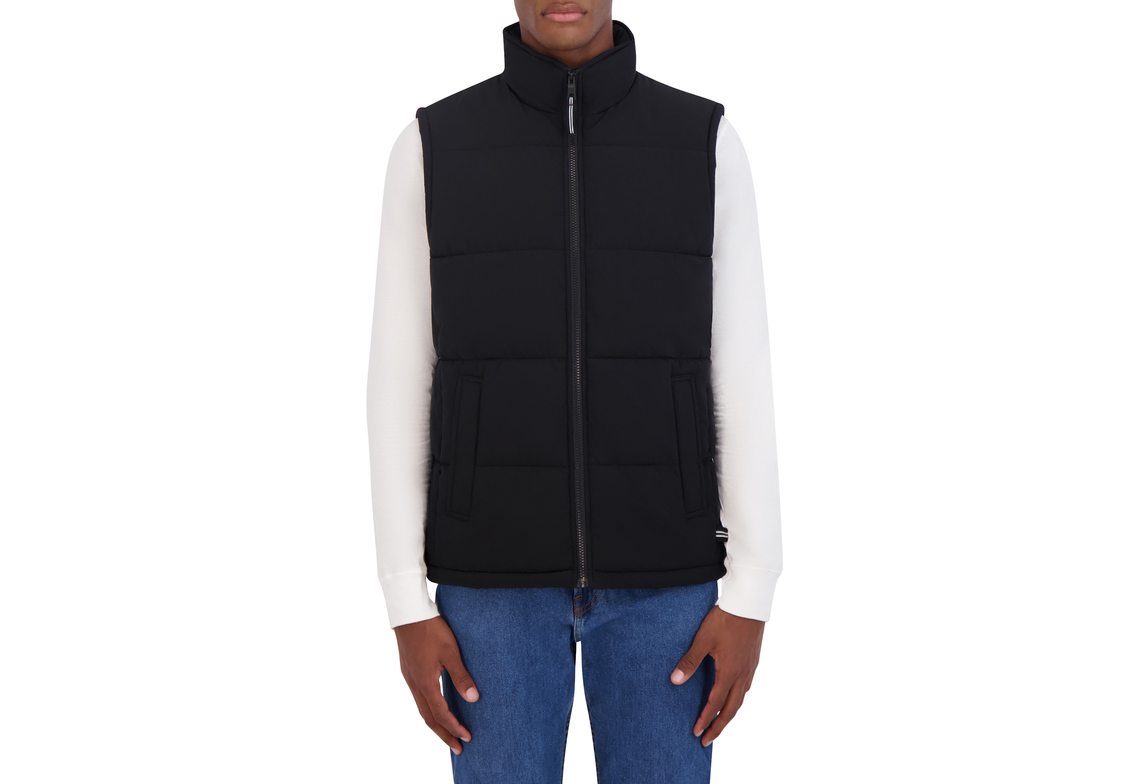 Zip-Front Puffer Vest