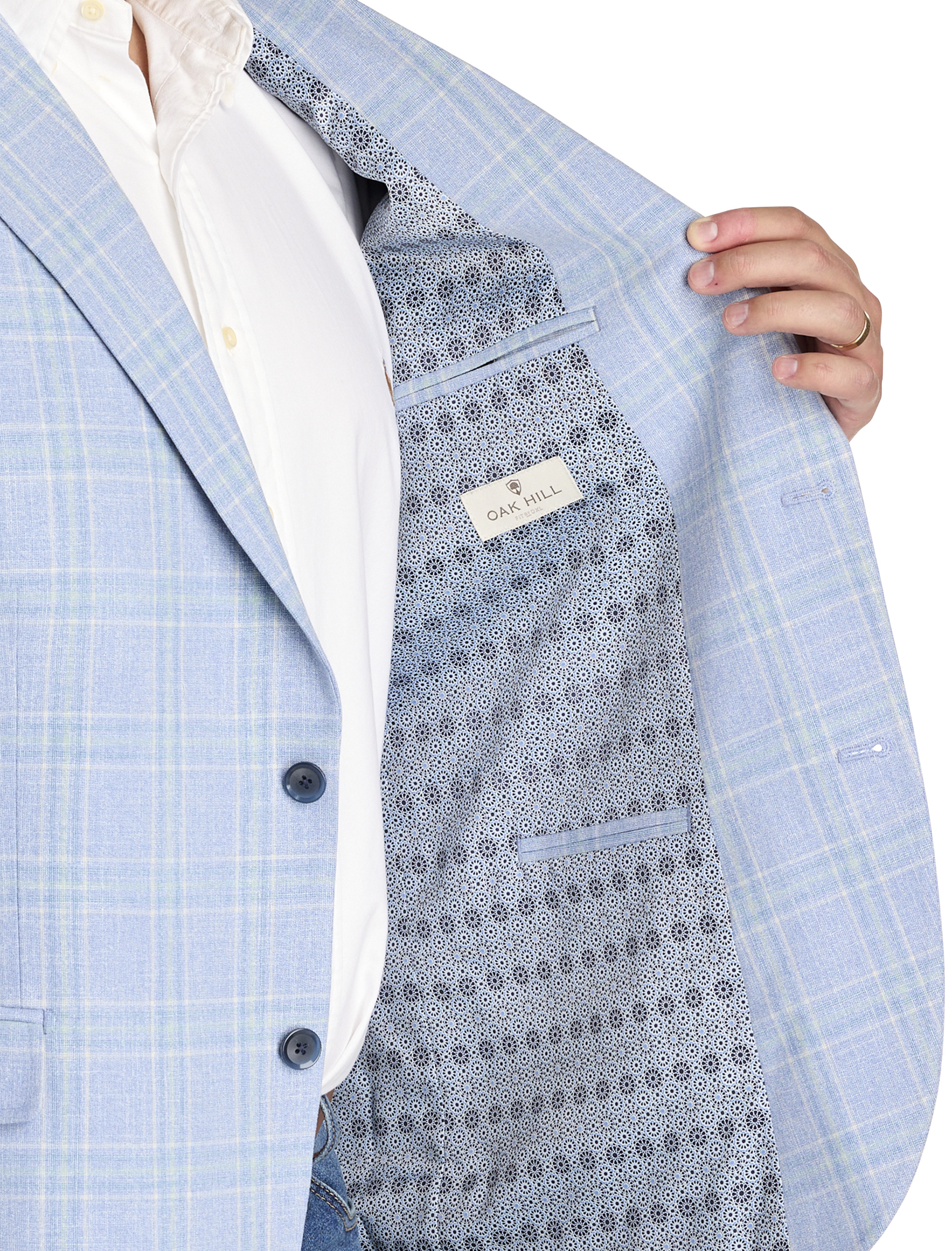 Windowpane Sport Coat - Executive Cut