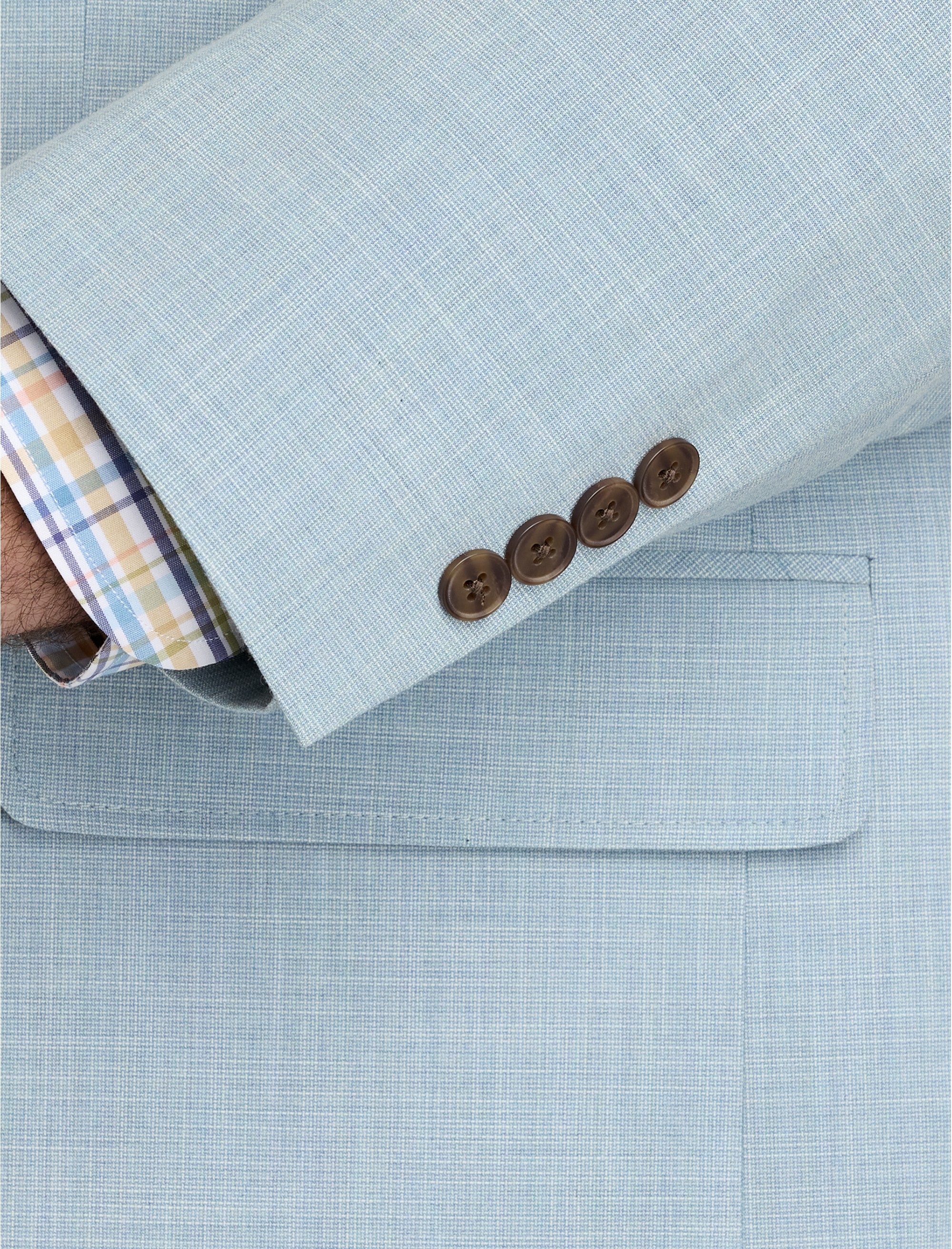 Cross Hatch Jacket-Relaxer Suit Jacket - thumbnail 3