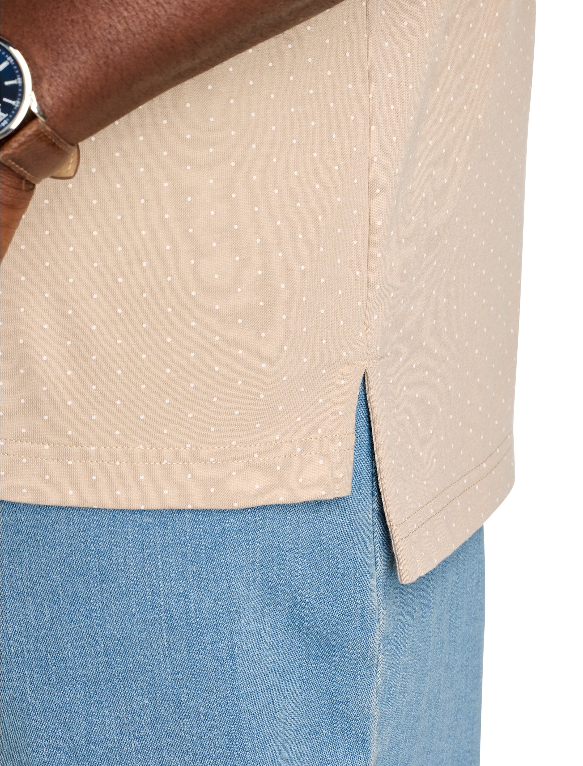 Pin Dot Printed Polo Shirt - thumbnail 3