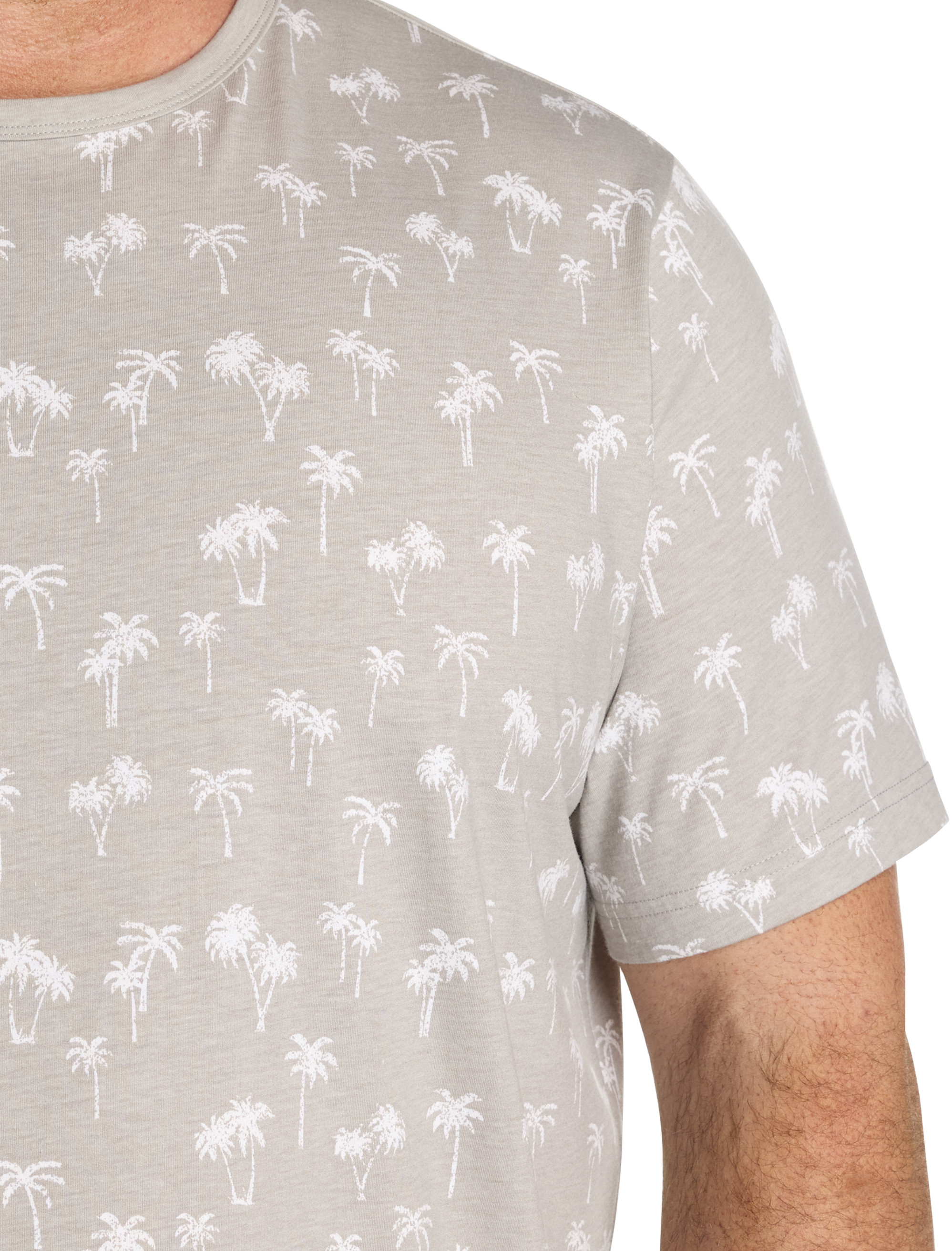 Moisture-Wicking Palm Print T-Shirt