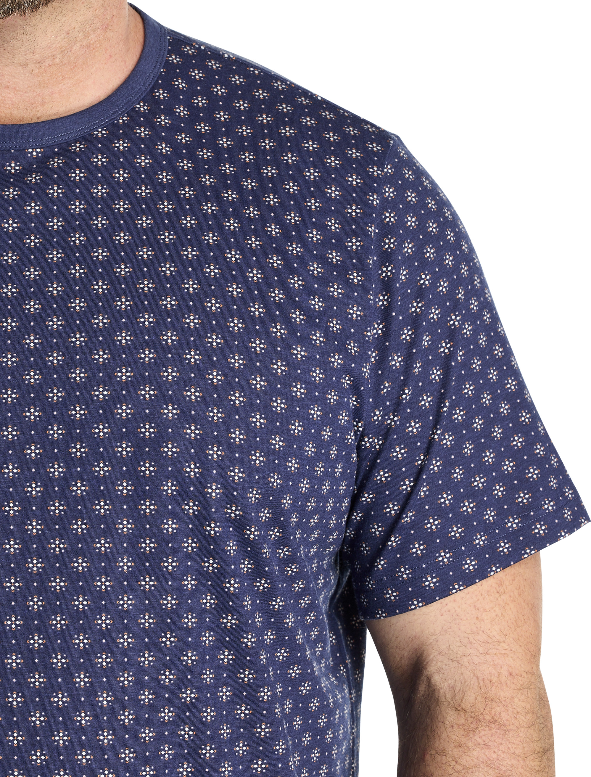 Moisture-Wicking Star Print T-Shirt