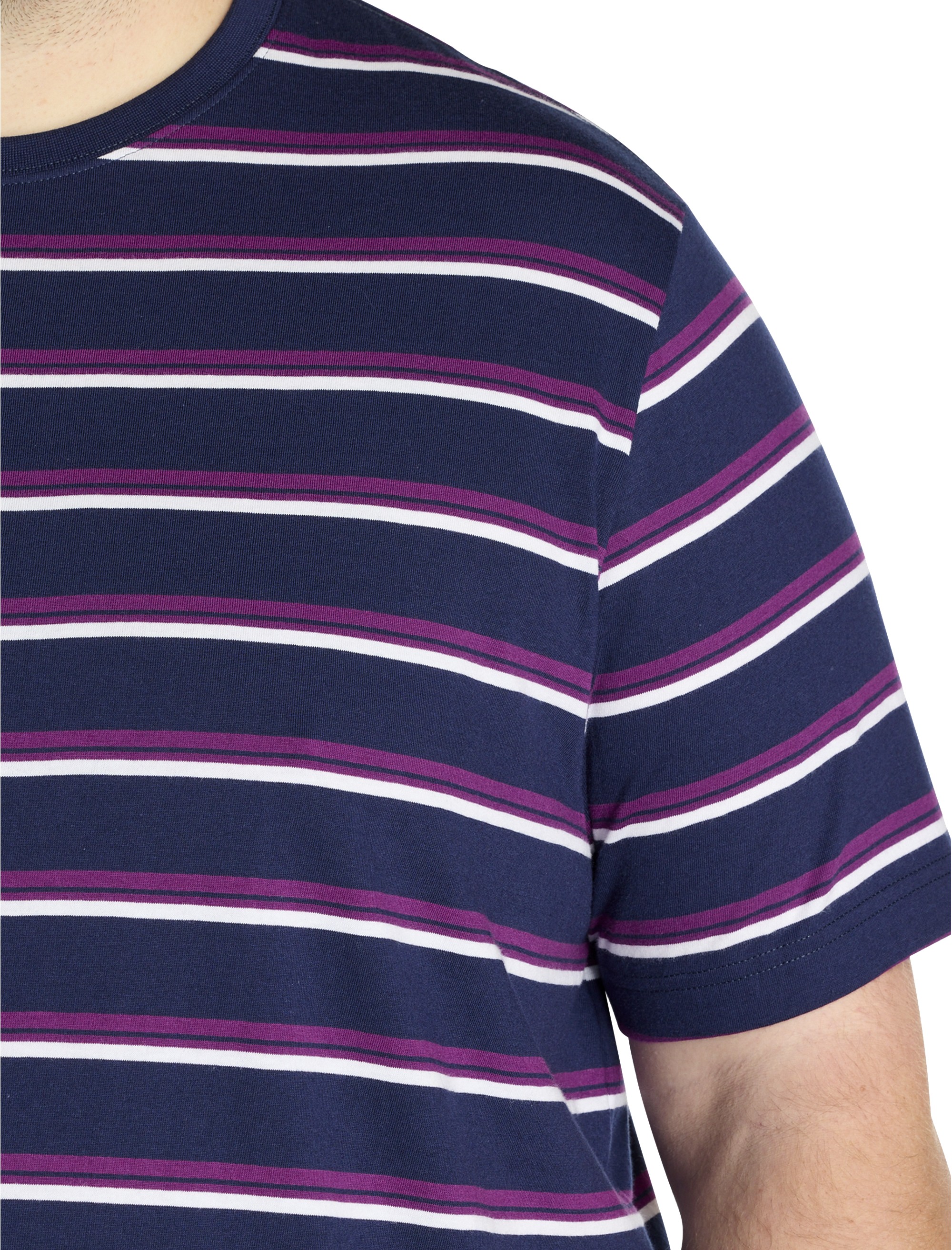 Moisture-Wicking Striped T-Shirt - thumbnail 2
