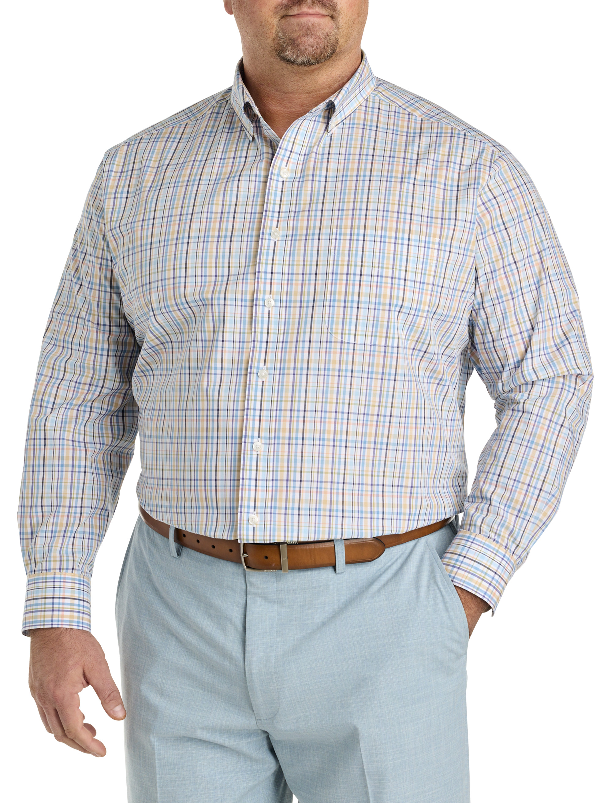 Medium Plaid Tech Sport Shirt