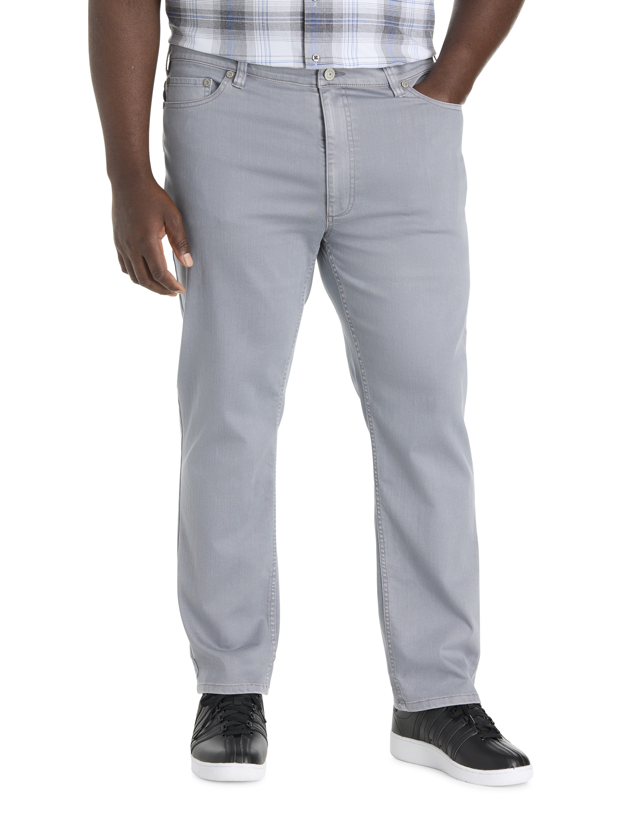 Men's Tapered Stretch Pants | DXL