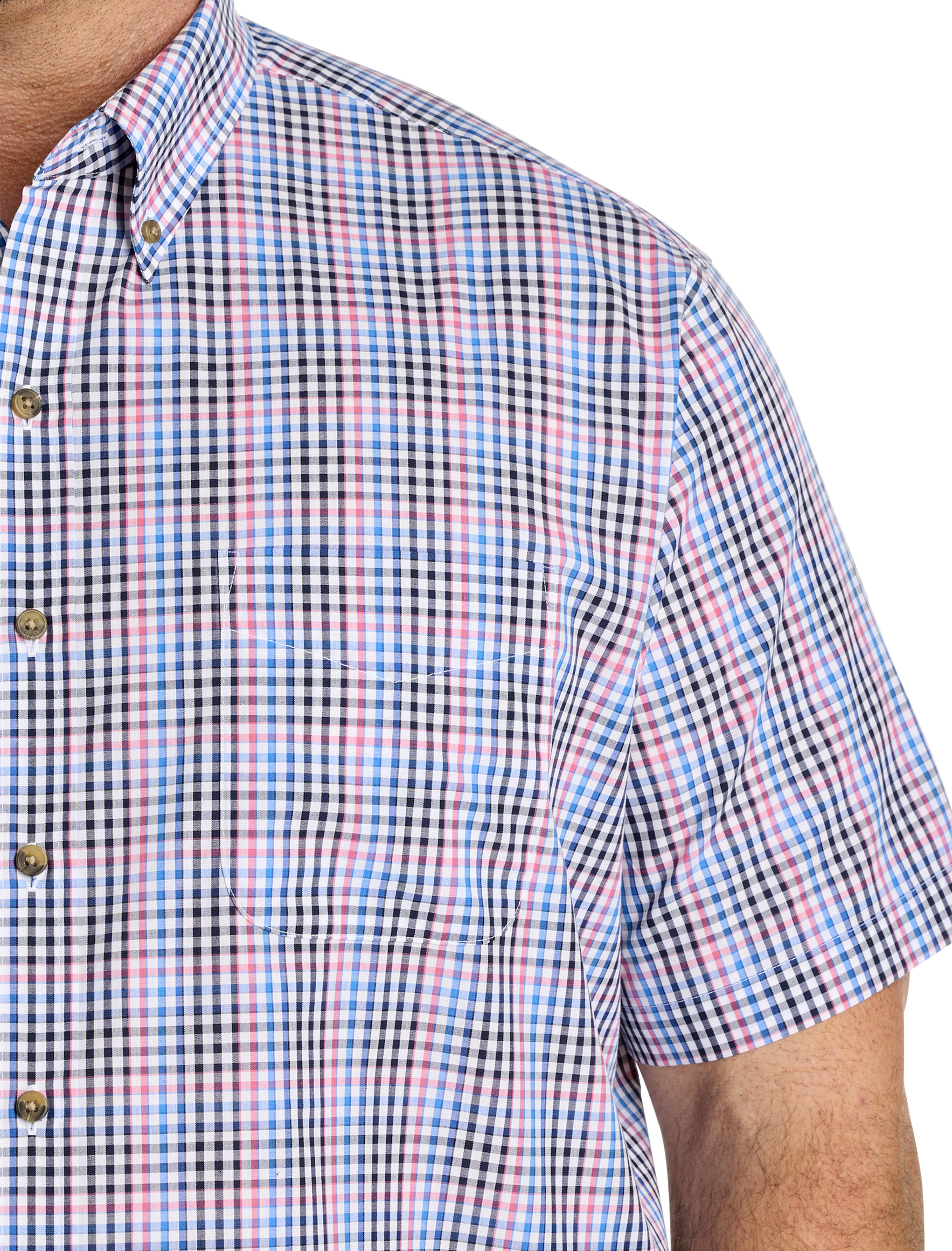 Easy-Care Plaid Sport Shirt