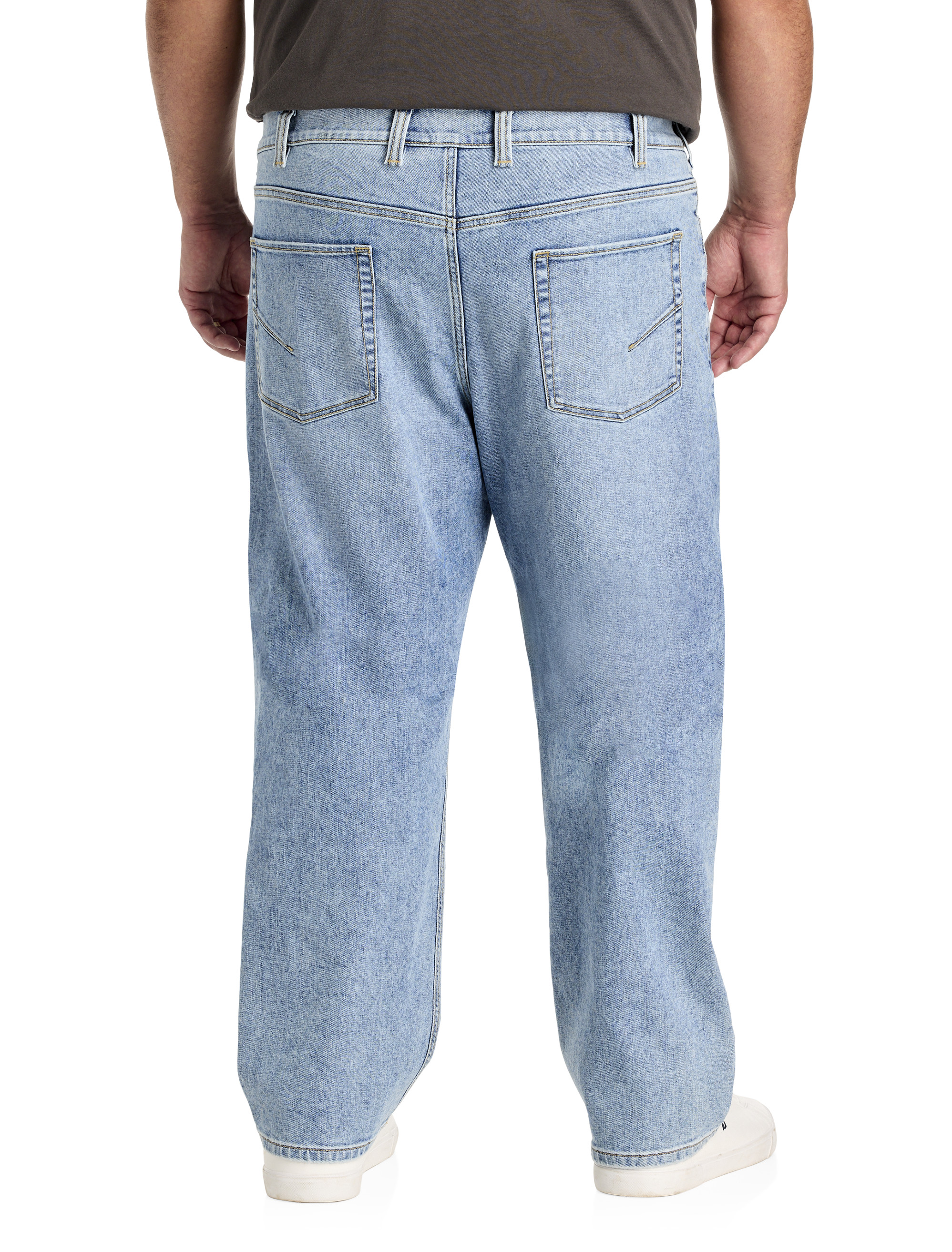 Relaxed-Fit Light Wash Jeans