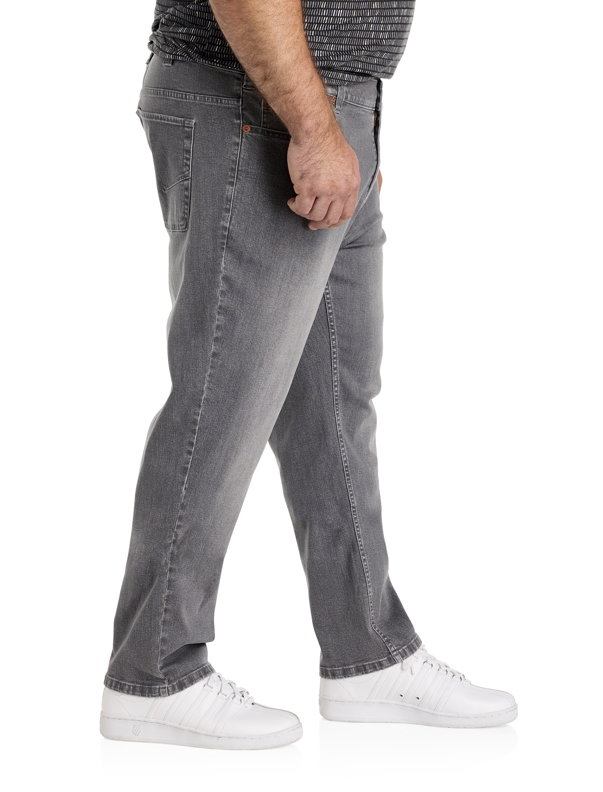 Grey Wash Tapered-Fit Jeans - thumbnail 3
