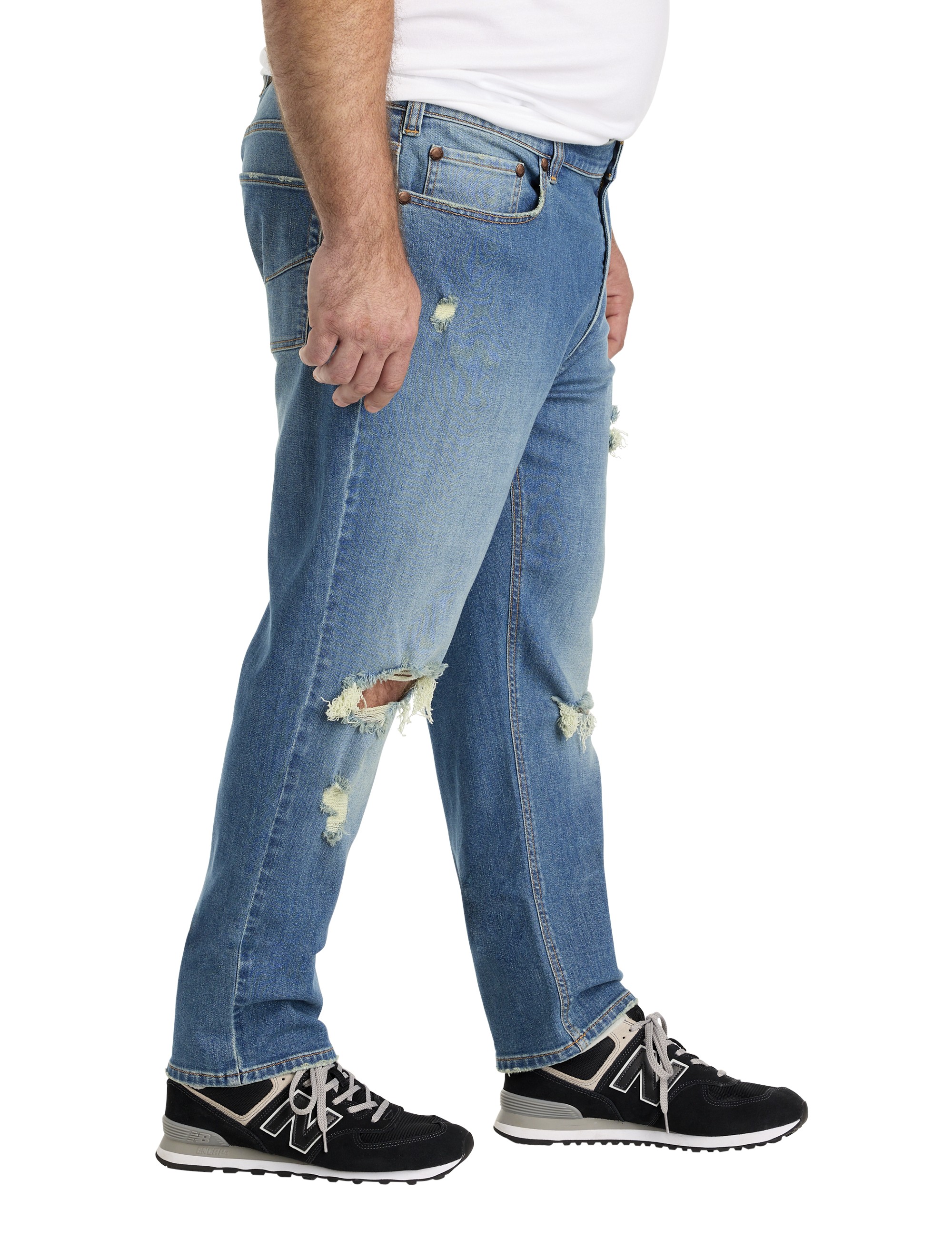 Ripped Tapered-Fit Jeans - thumbnail 3