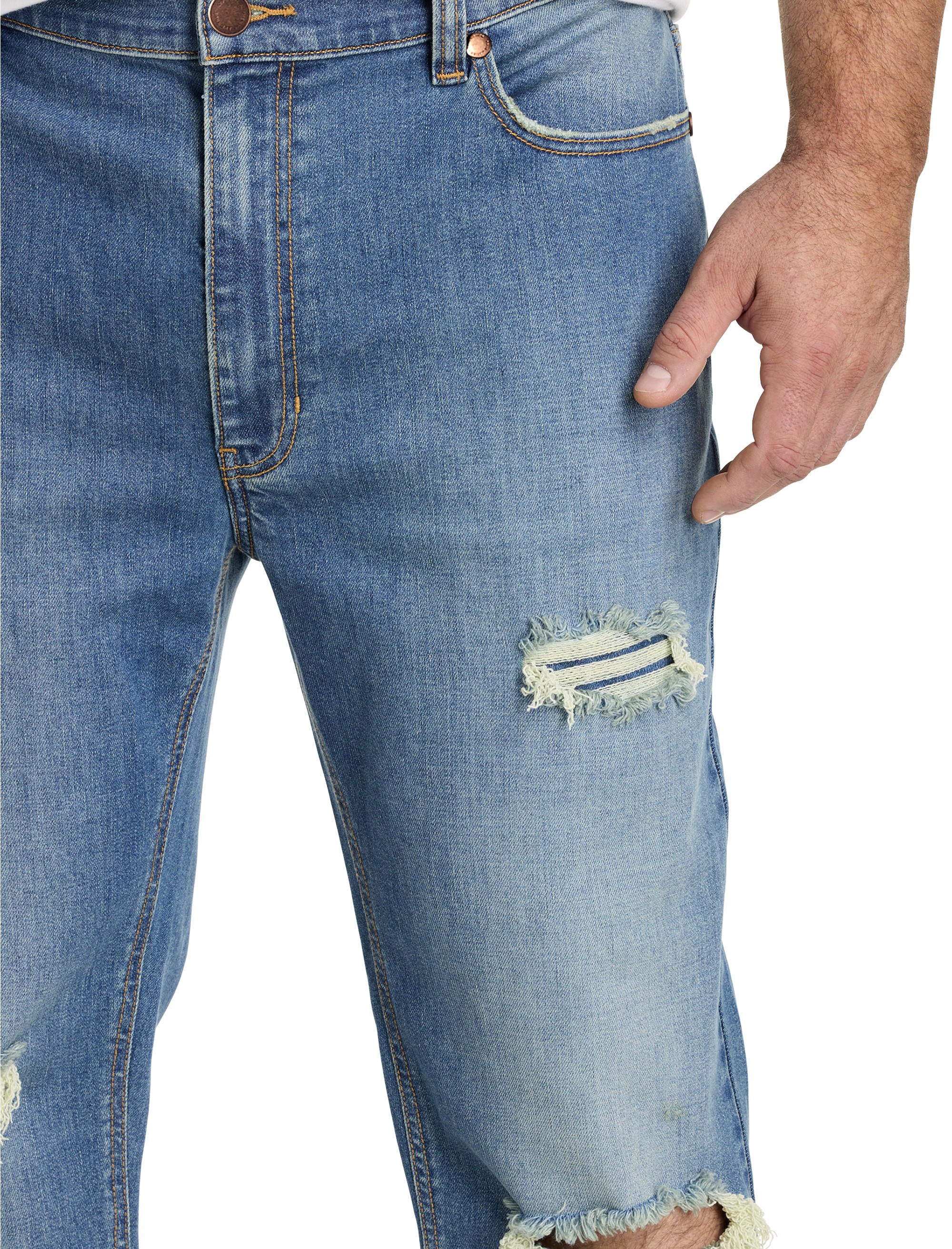 Ripped Tapered-Fit Jeans - thumbnail 4