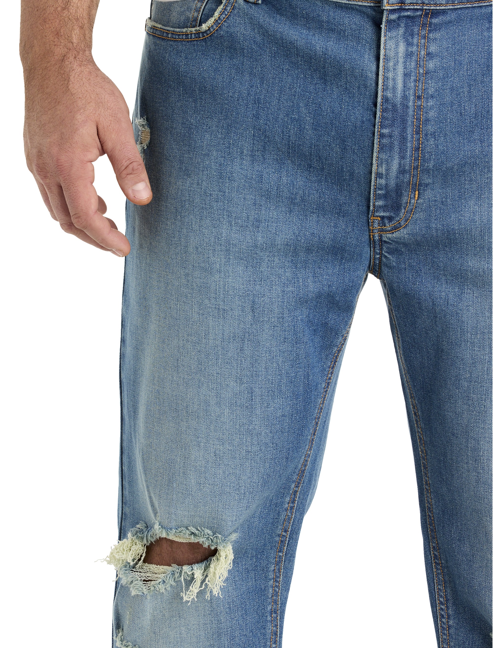 Ripped Tapered-Fit Jeans - thumbnail 5