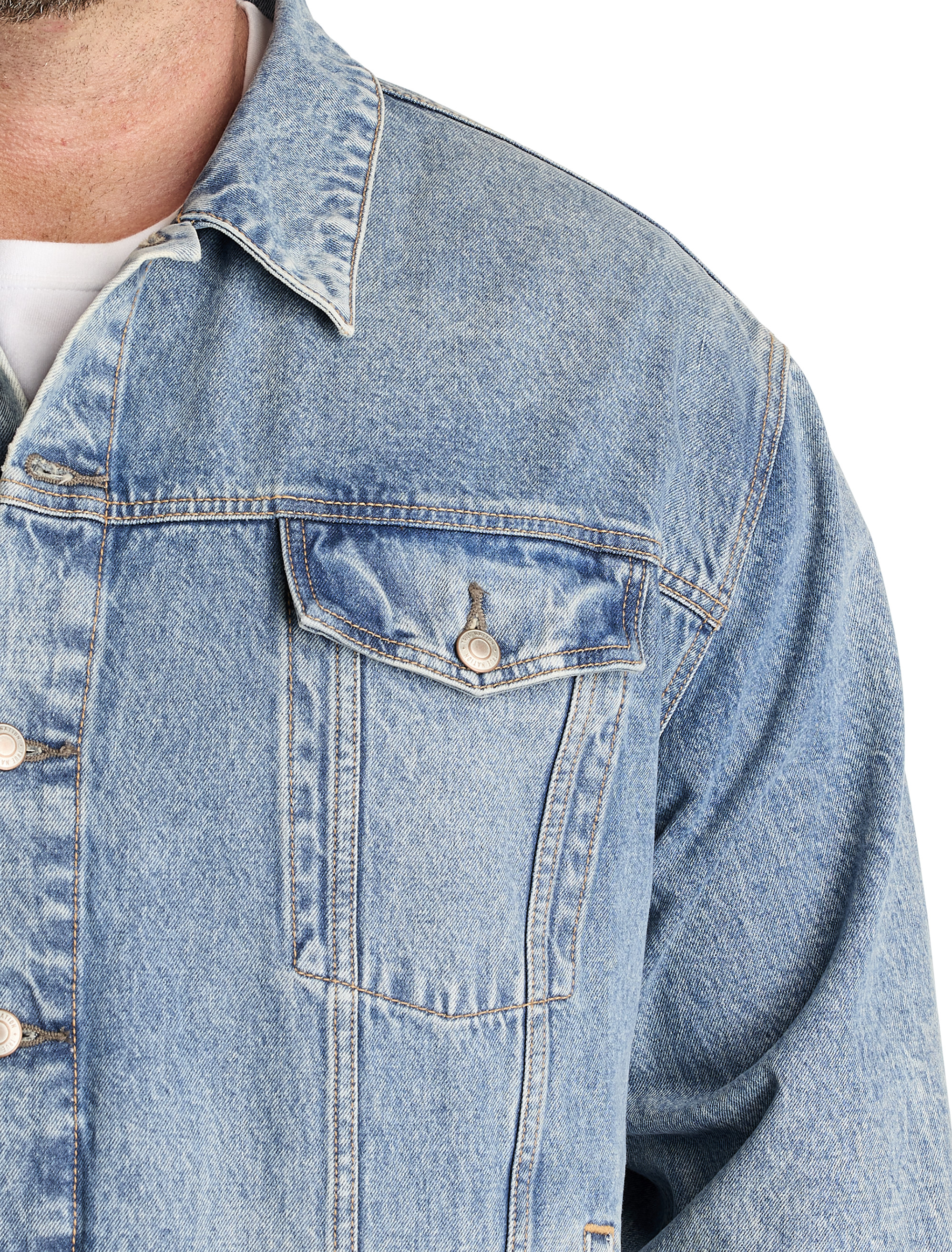 Big + Tall | True Nation Classic Denim Jacket | DXL