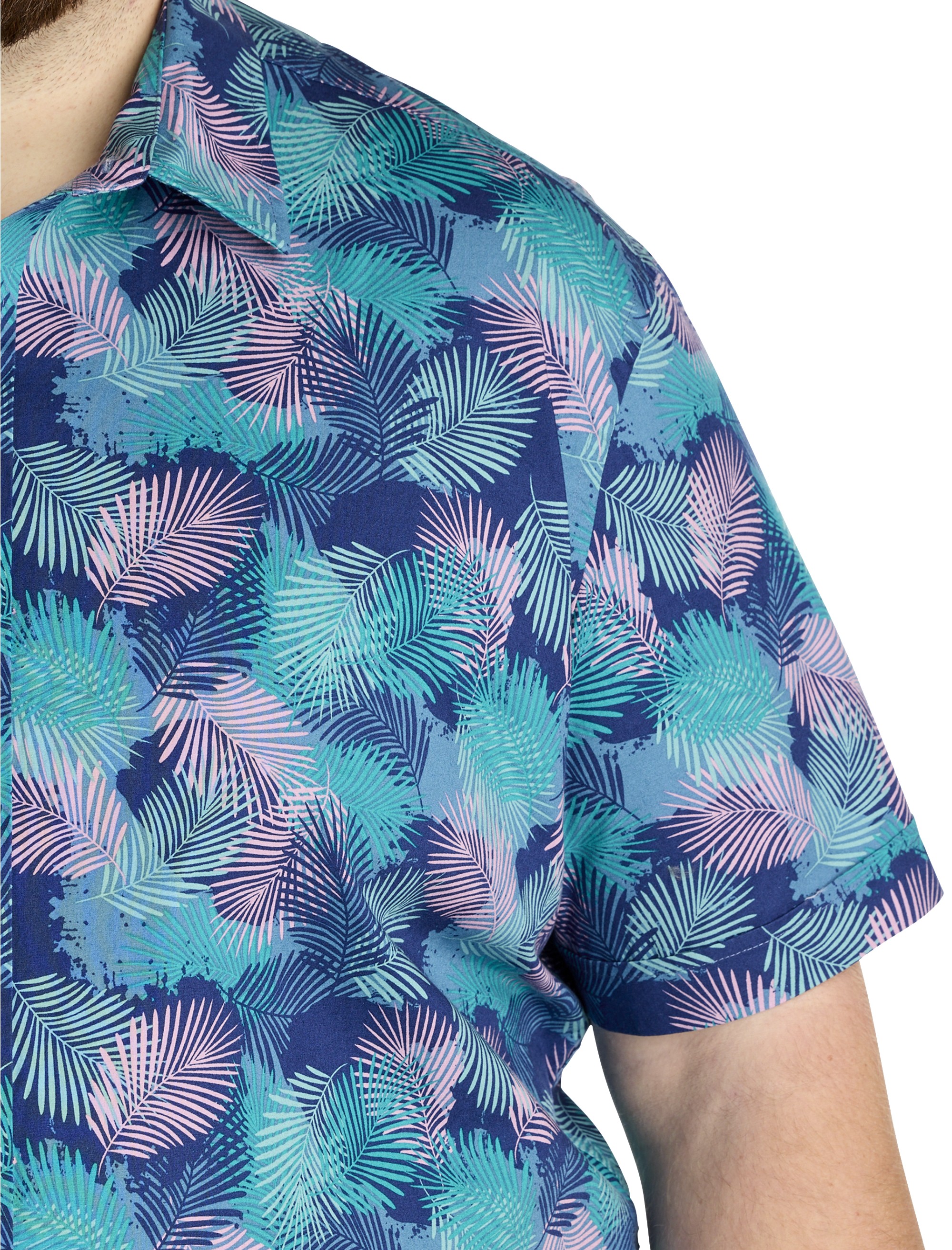 Leaf Print Sport Shirt - thumbnail 2