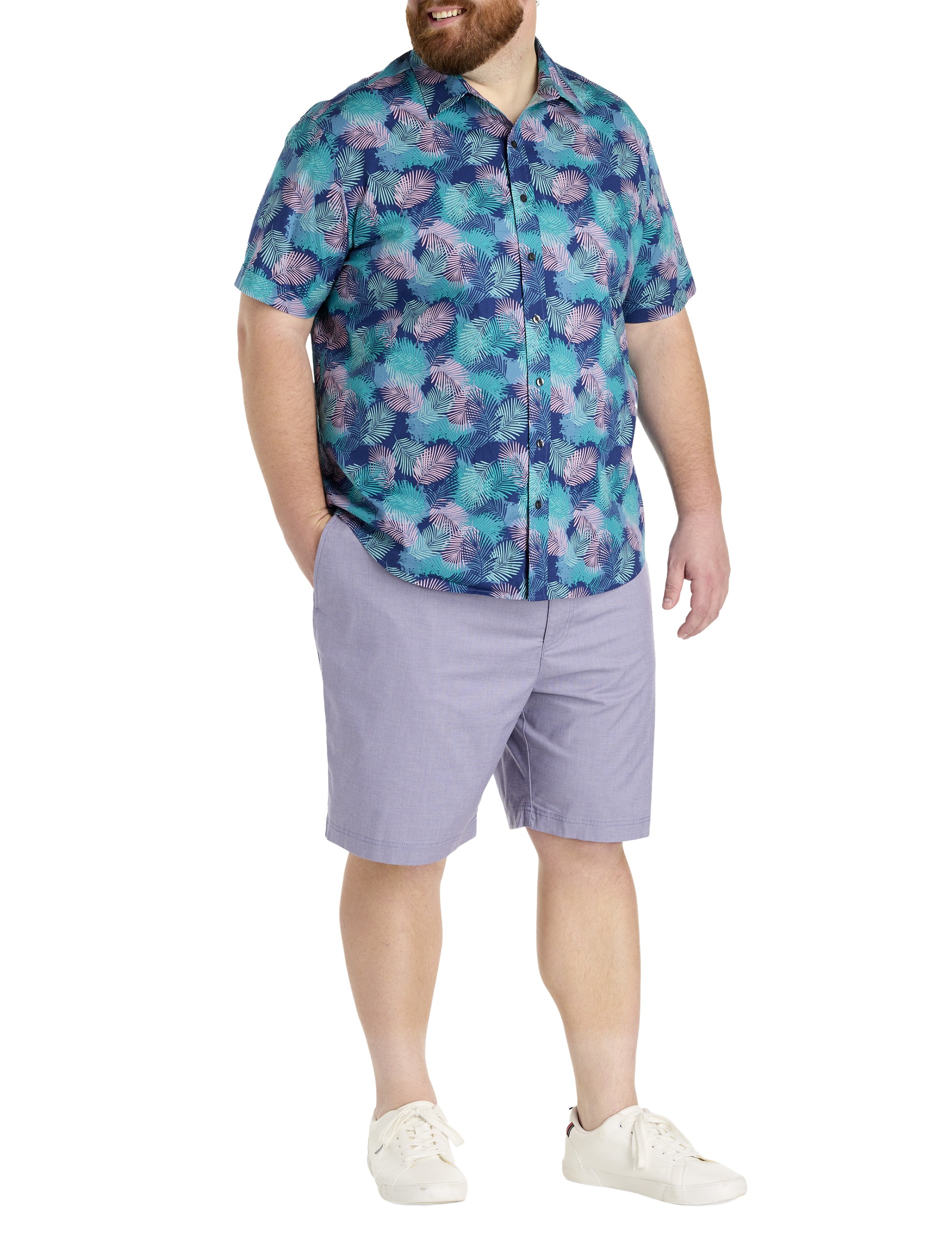 Leaf Print Sport Shirt - thumbnail 3