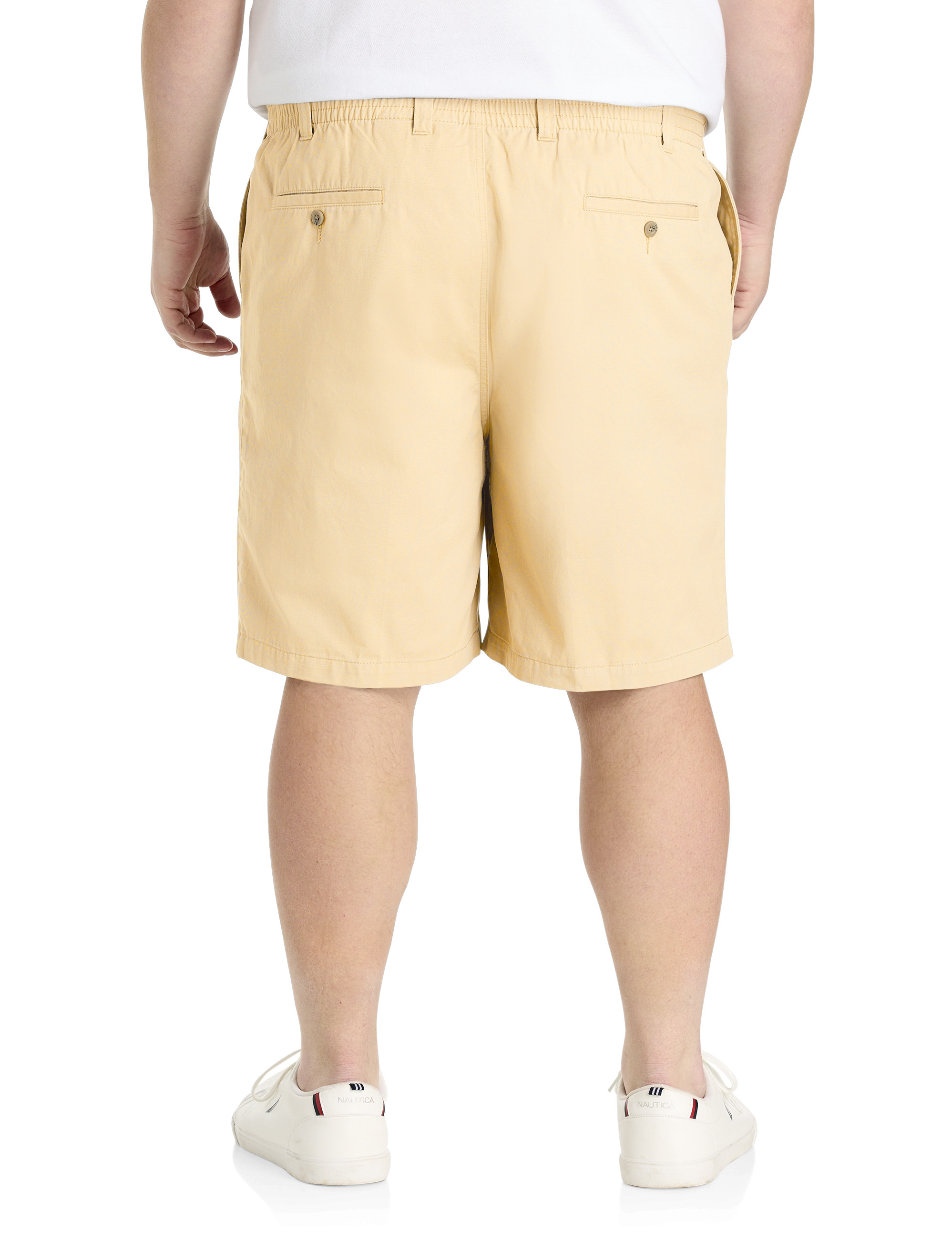 Elastic-Waist Cotton Shorts