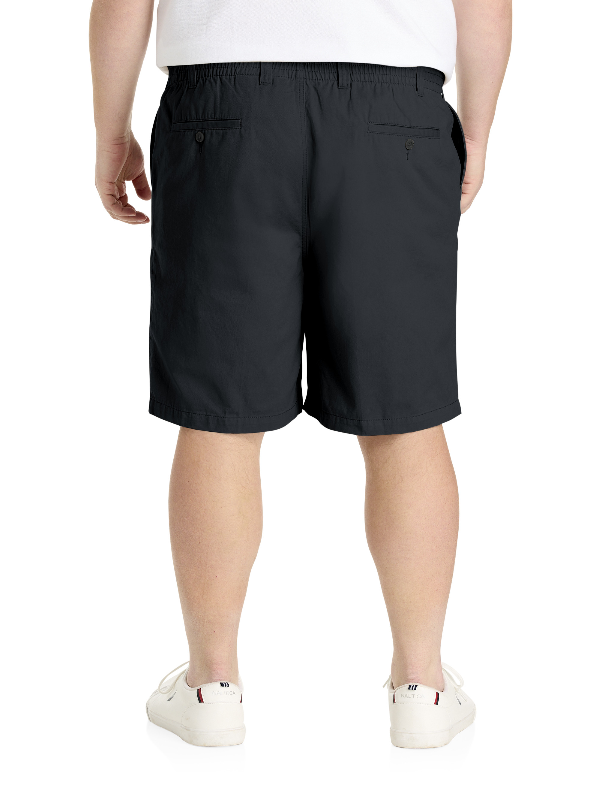 Elastic-Waist Cotton Shorts