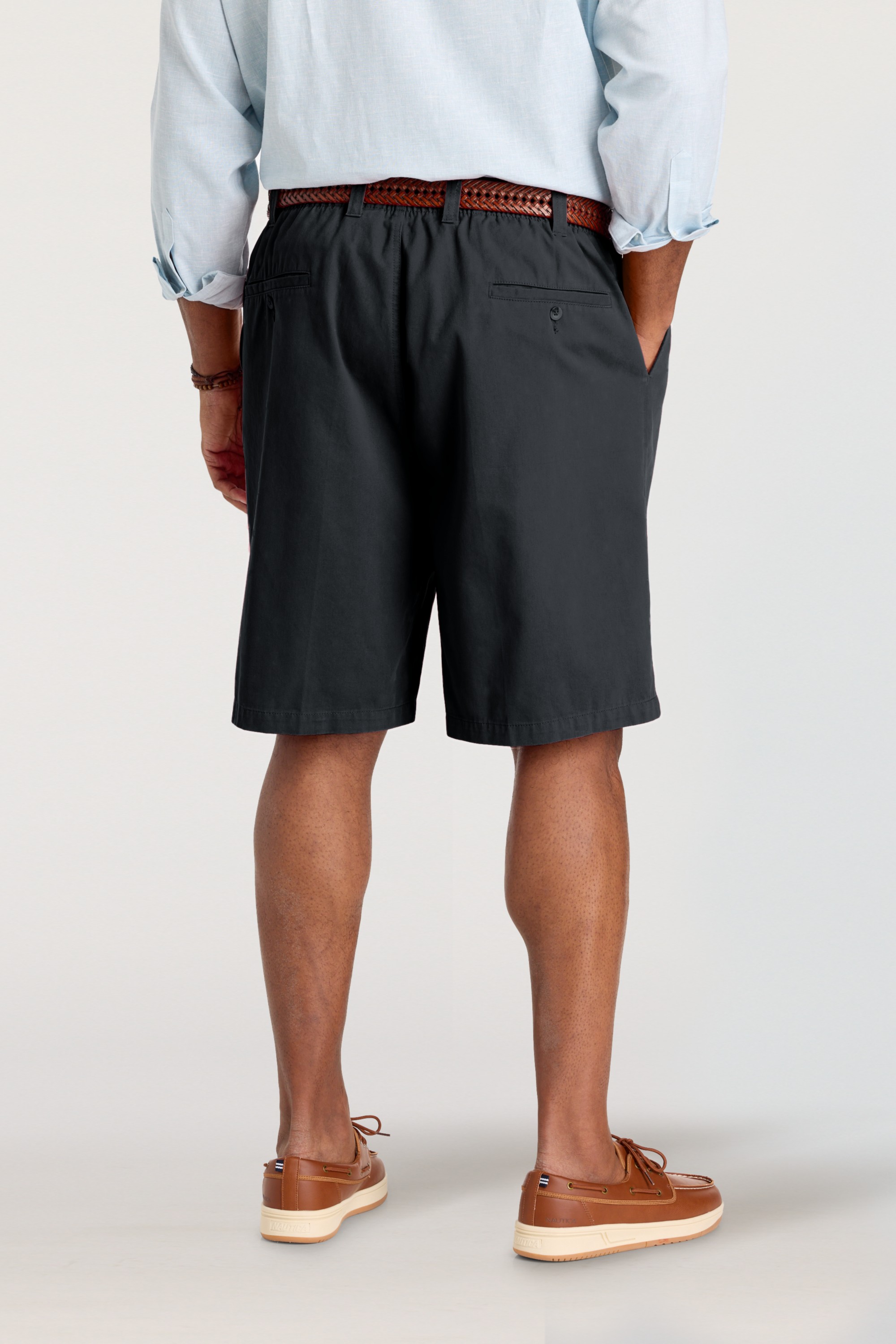 Elastic-Waist Cotton Shorts - thumbnail 3