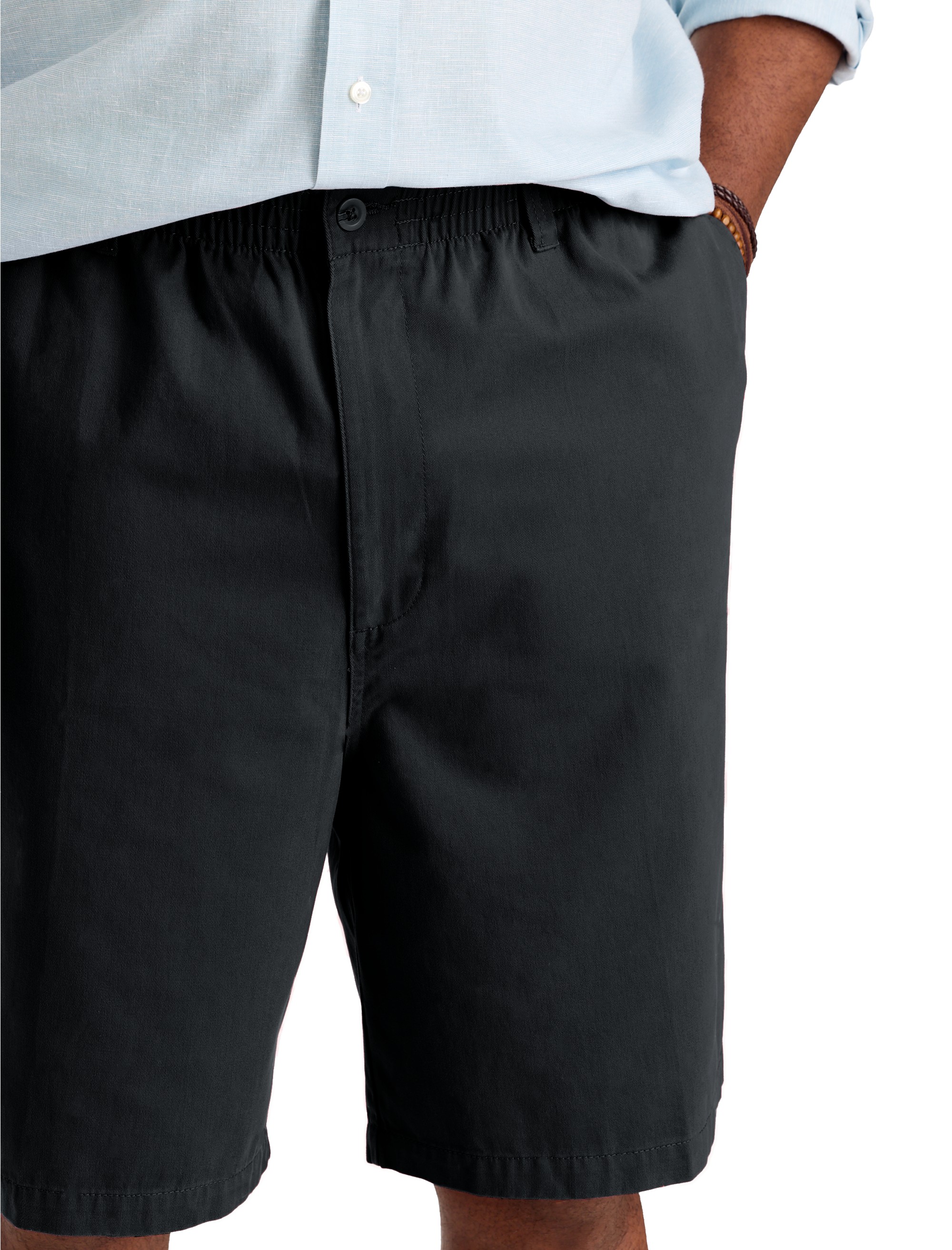 Elastic-Waist Cotton Shorts - thumbnail 4