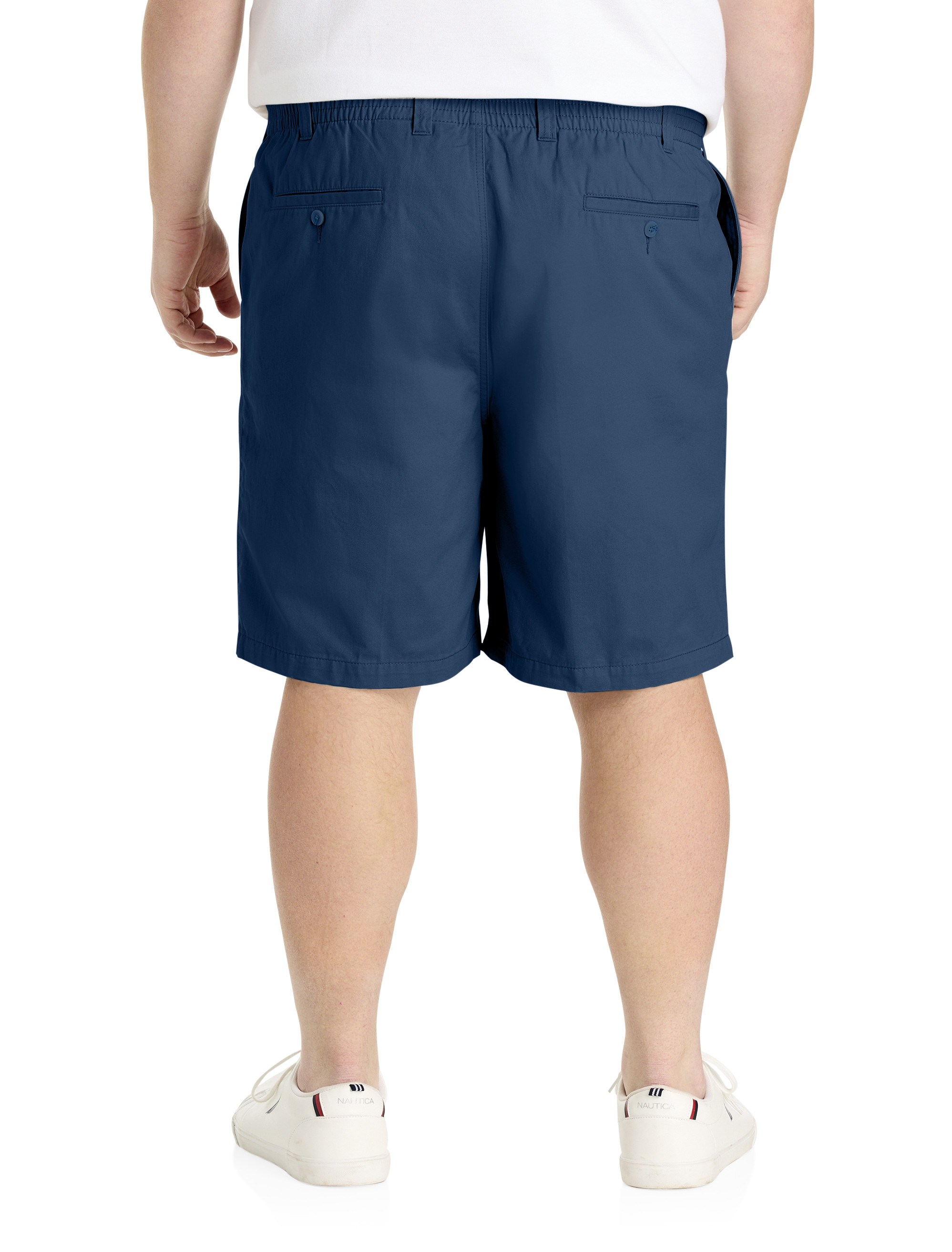 Elastic-Waist Cotton Shorts