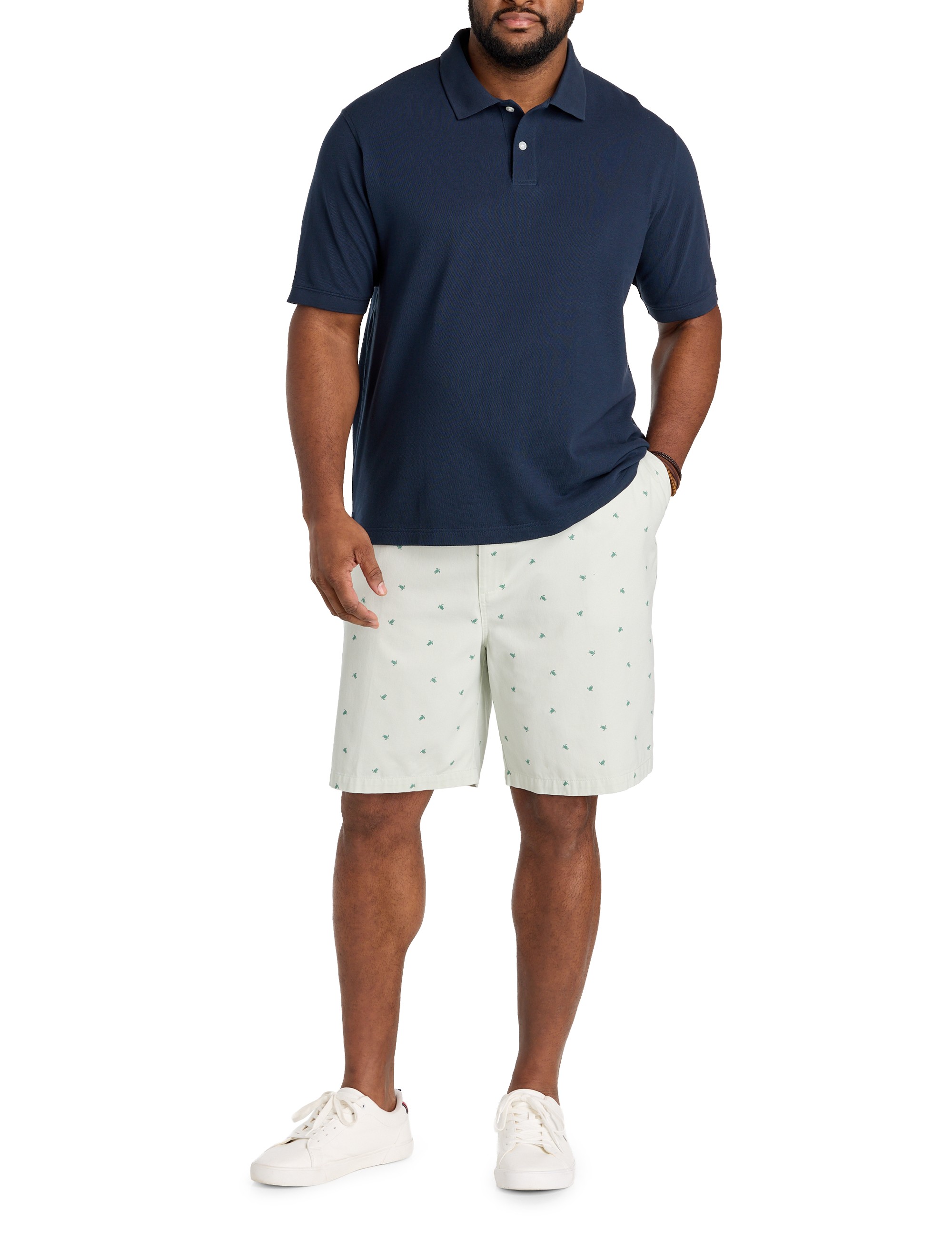 Elastic-Waist Cotton Shorts - thumbnail 7