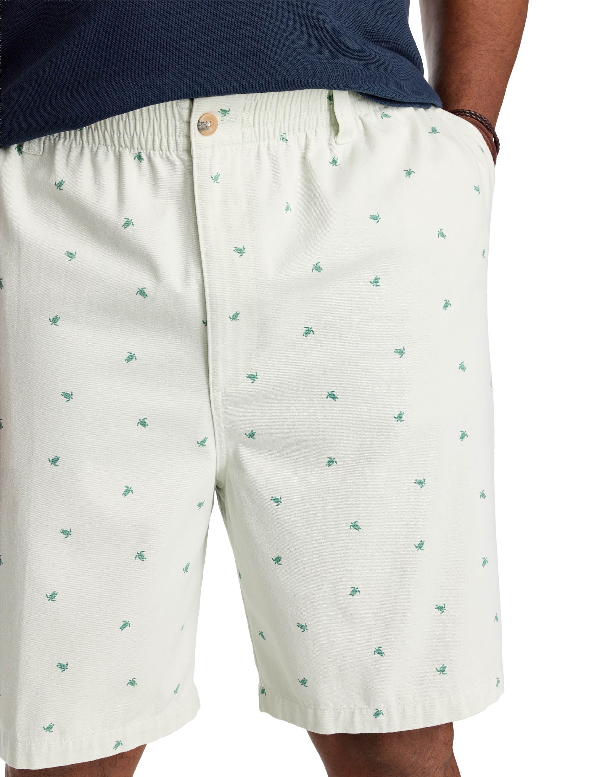 Elastic-Waist Cotton Shorts - thumbnail 9