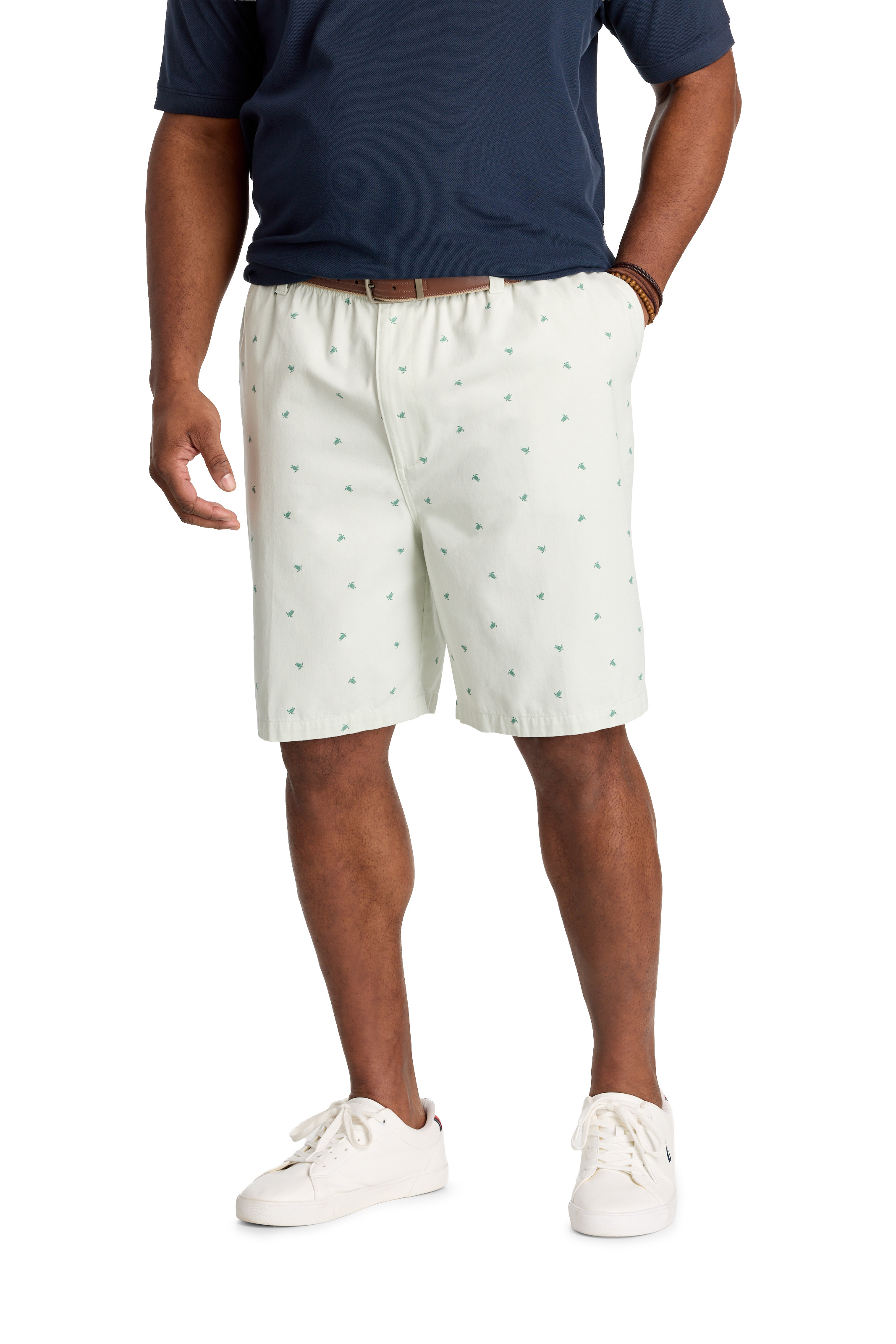 Big + Tall | Harbor Bay Elastic-Waist Cotton Shorts | DXL