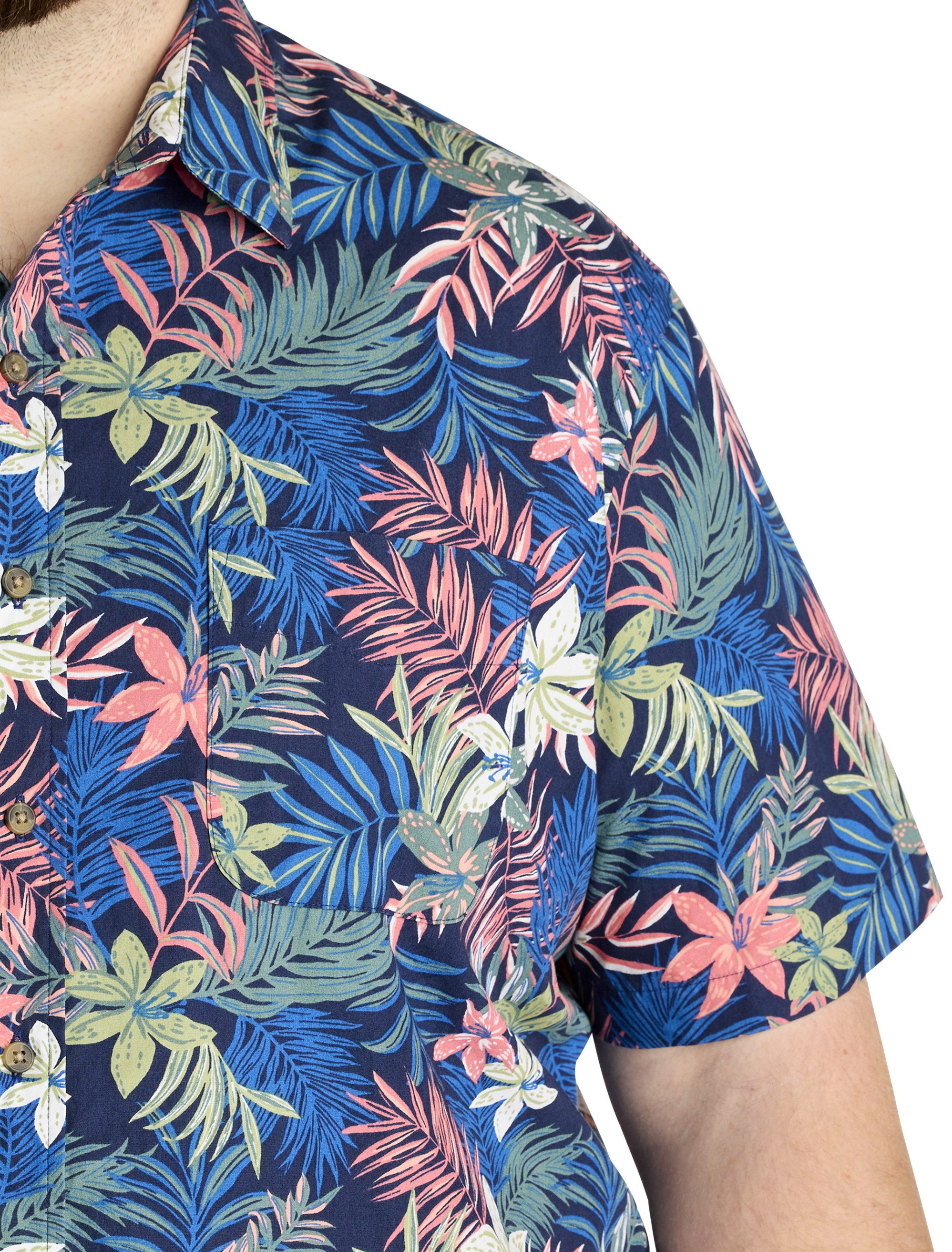 Floral Print Sport Shirt