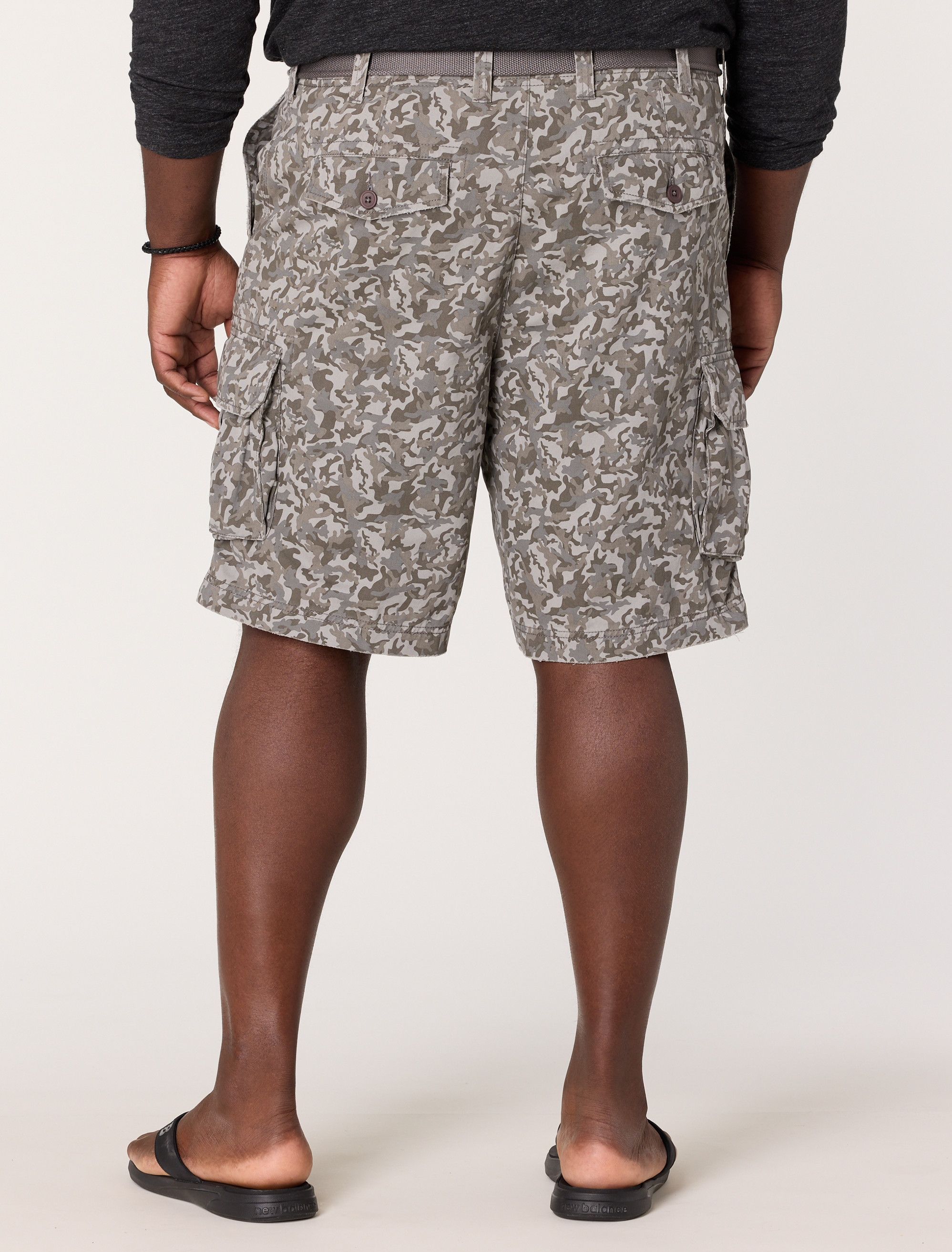 Big + Tall | True Nation Belted Cargo Shorts | DXL