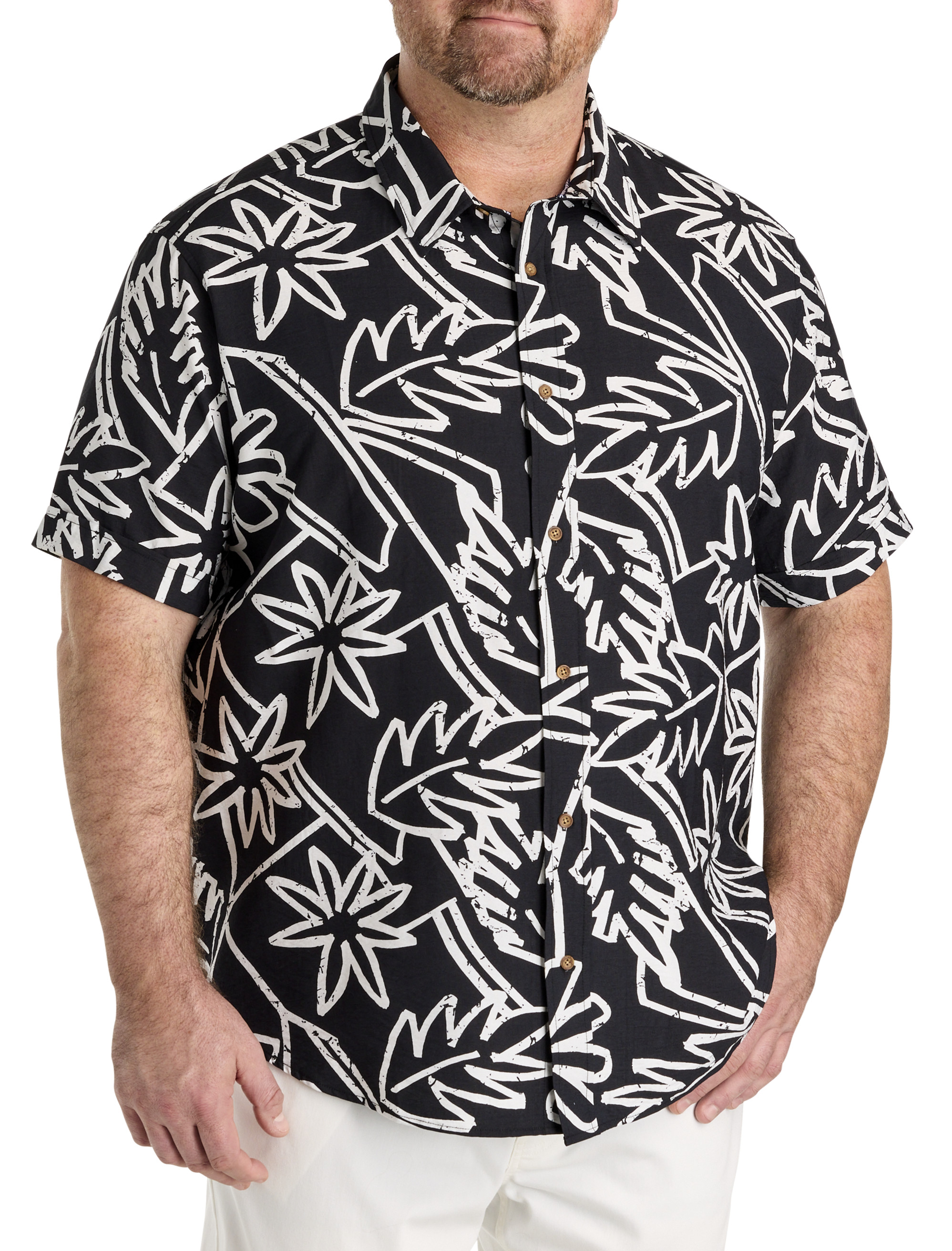 Bold Floral Sport Shirt