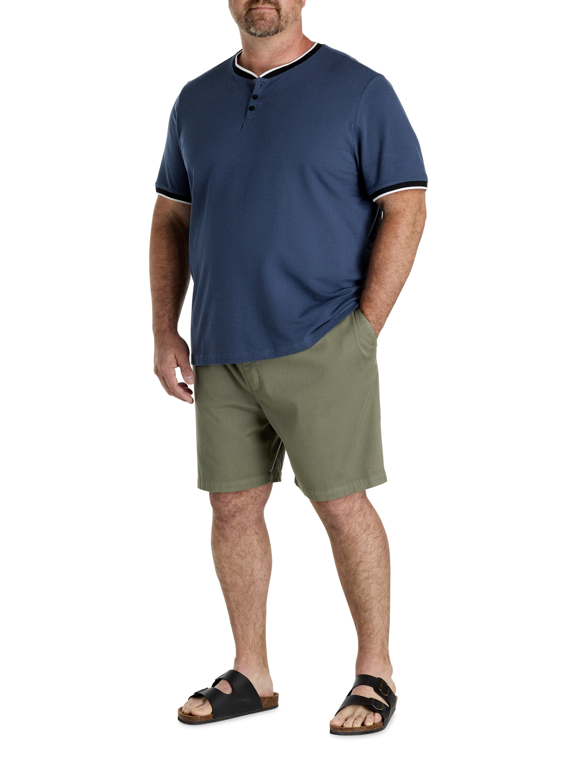 Textured Henley T-Shirt