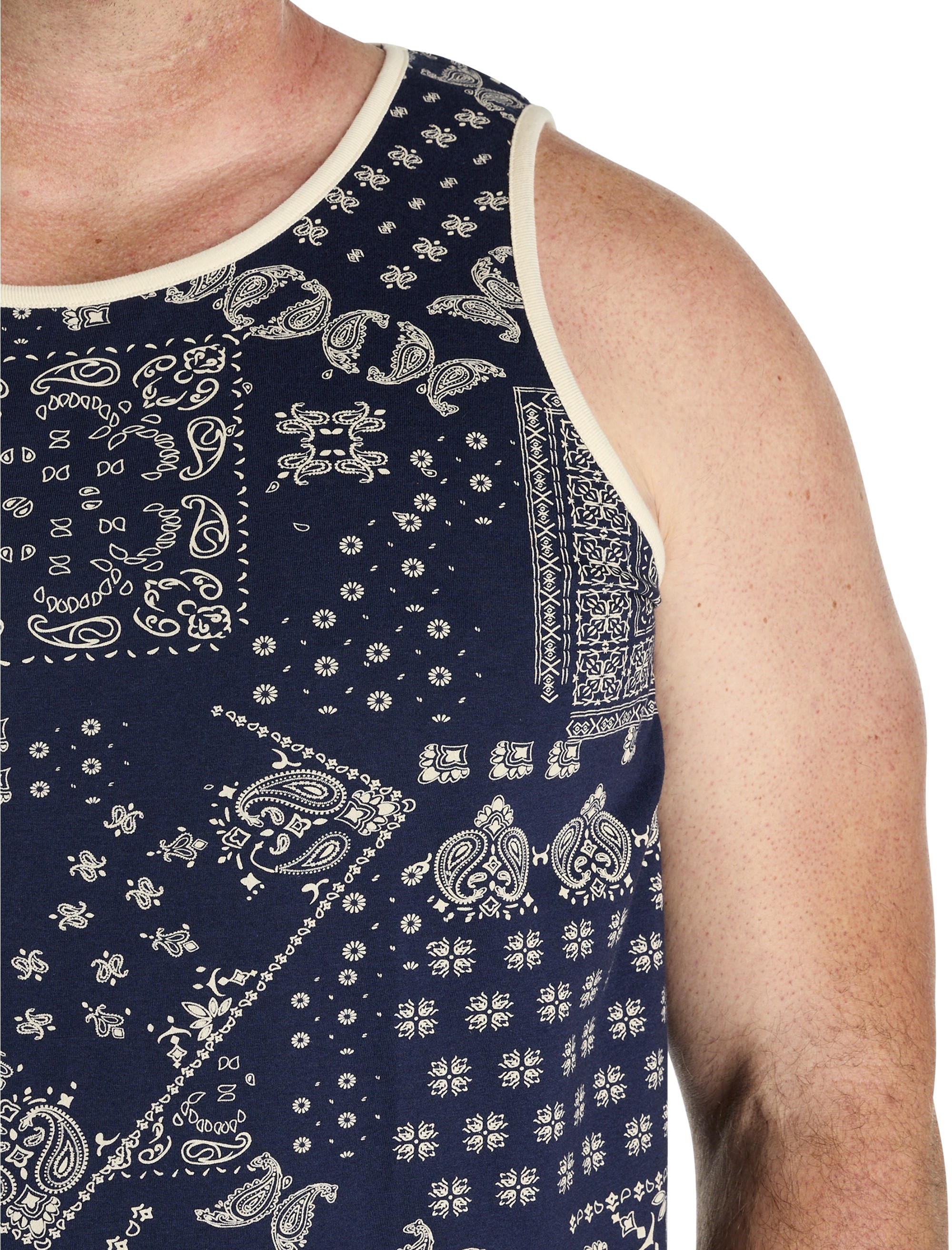 Paisley Sleeveless T-Shirt - thumbnail 2