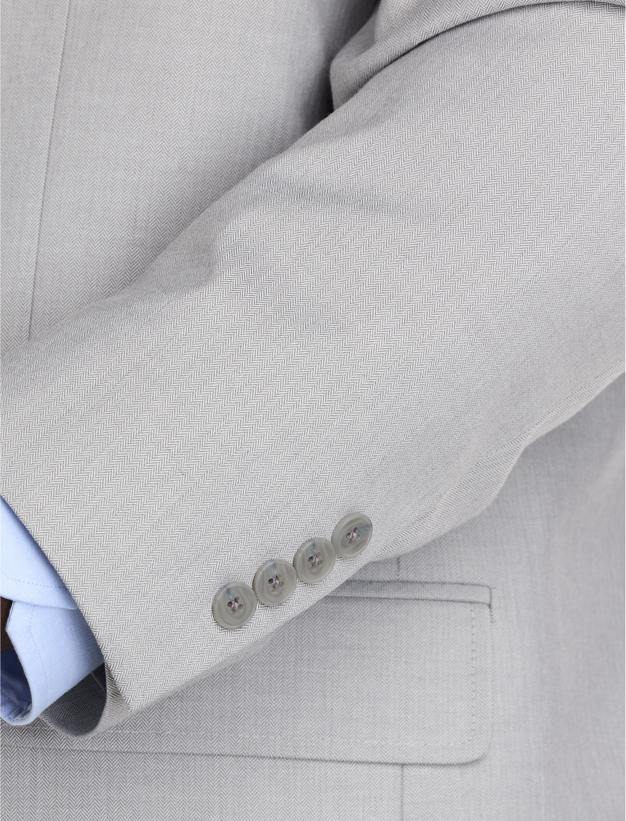 Jacket-Relaxer Chevron Suit Jacket - thumbnail 3