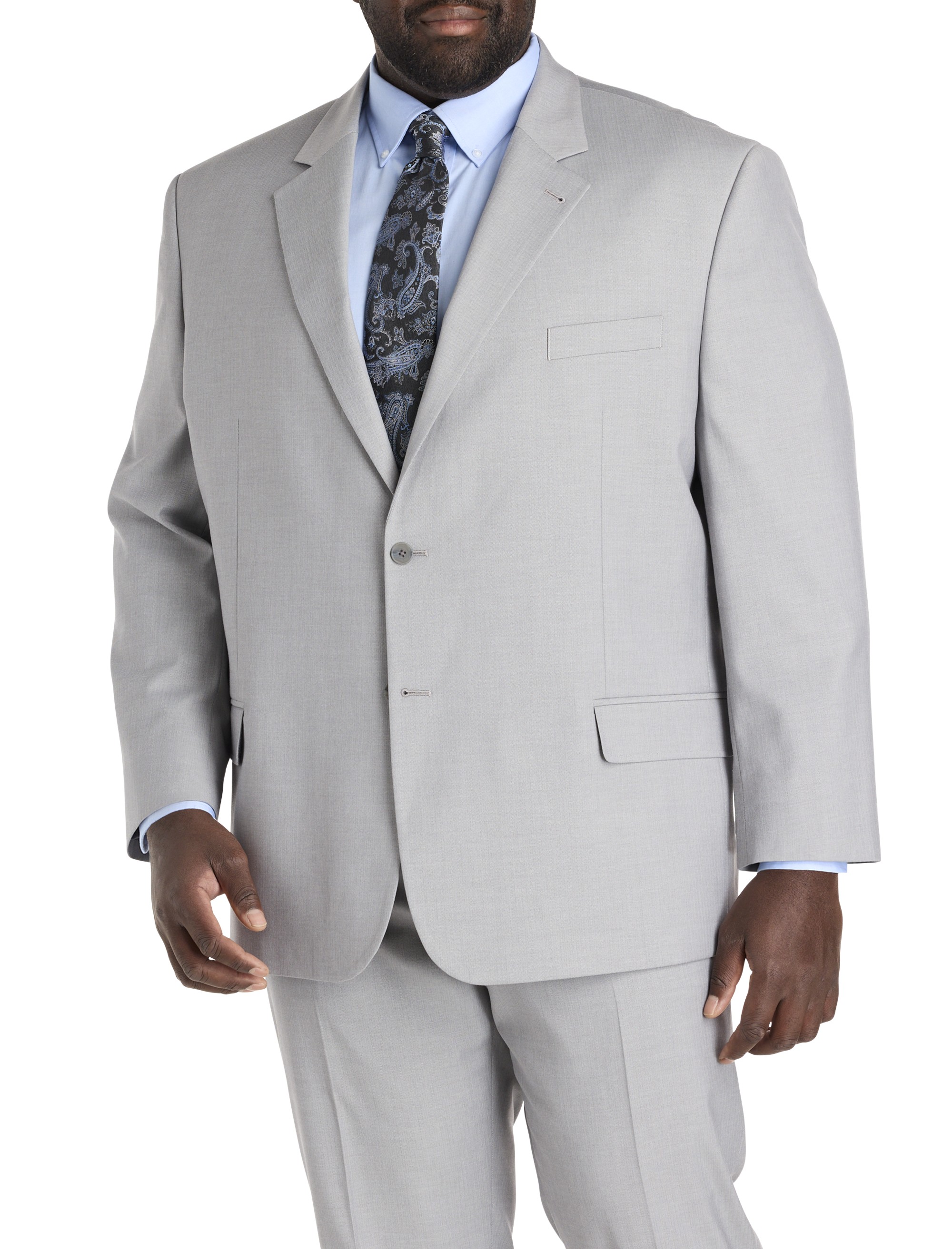 Jacket-Relaxer Chevron Suit Jacket