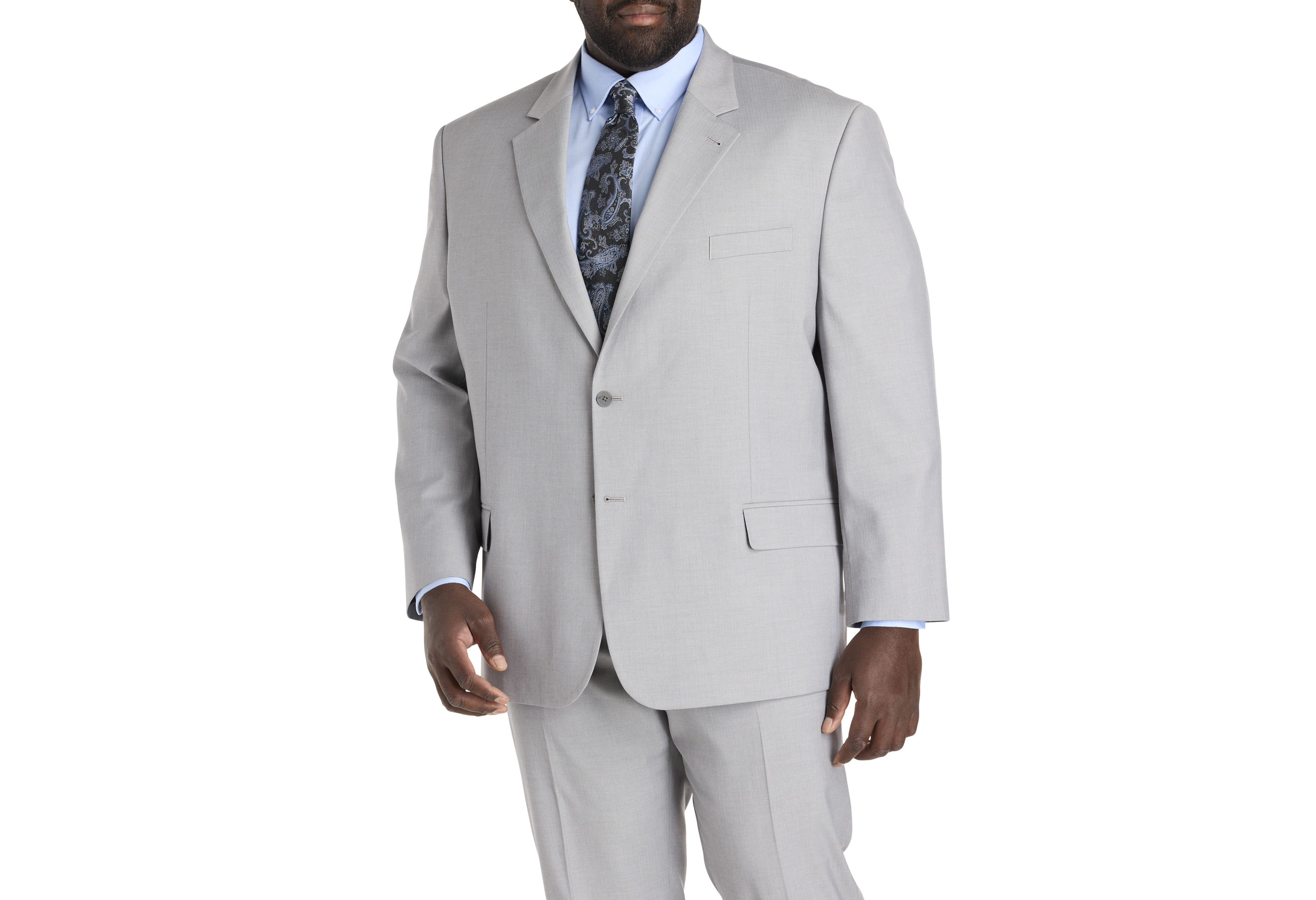 Jacket-Relaxer Chevron Suit Jacket