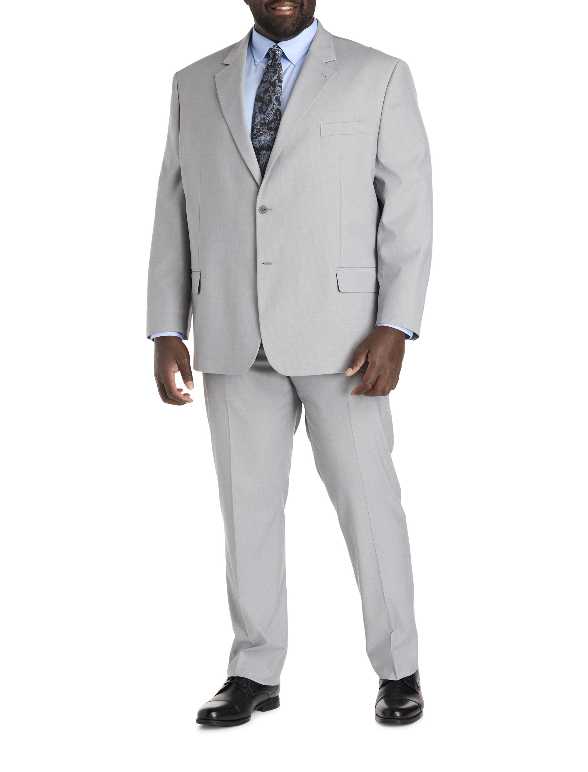 Waist-Relaxer Chevron Suit Pants - thumbnail 4
