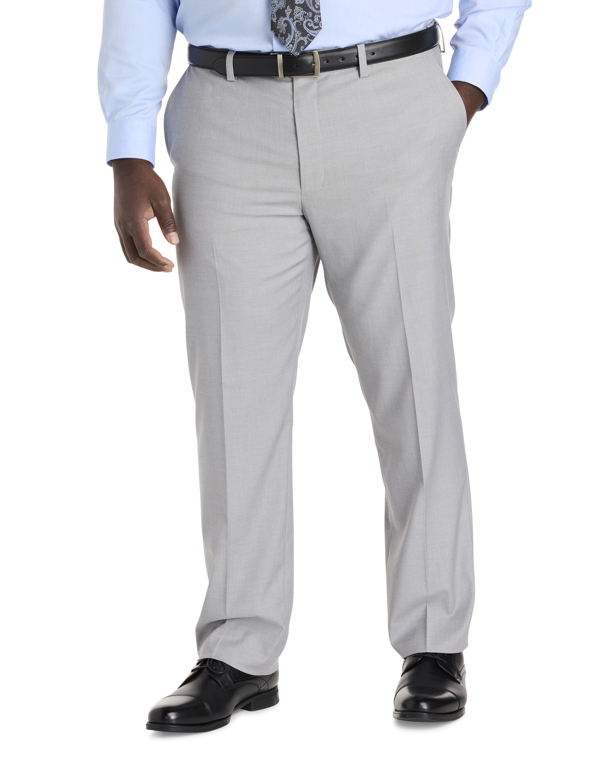Waist-Relaxer Chevron Suit Pants
