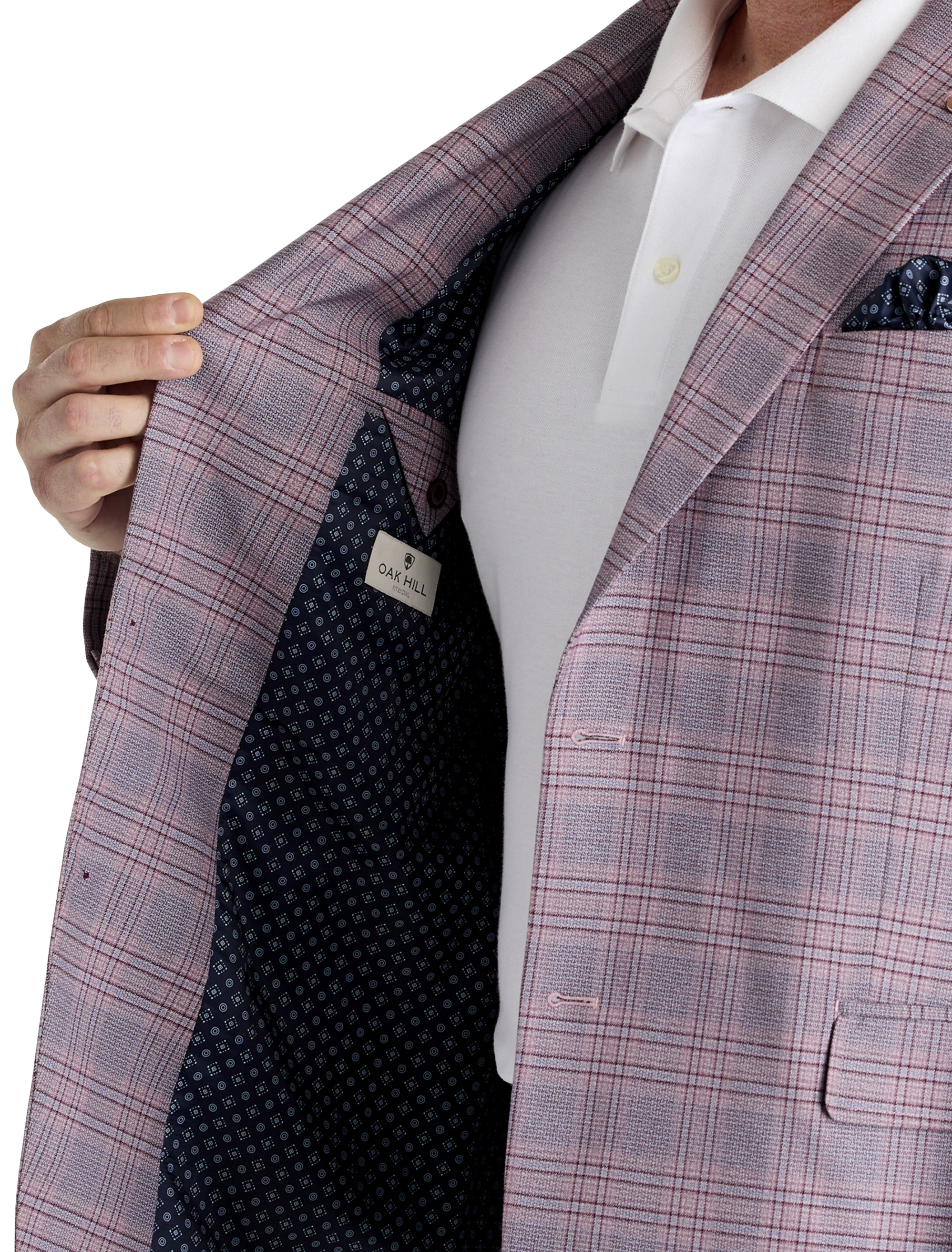 Big + Tall | Oak Hill Springtime Windowpane Sport Coat | DXL