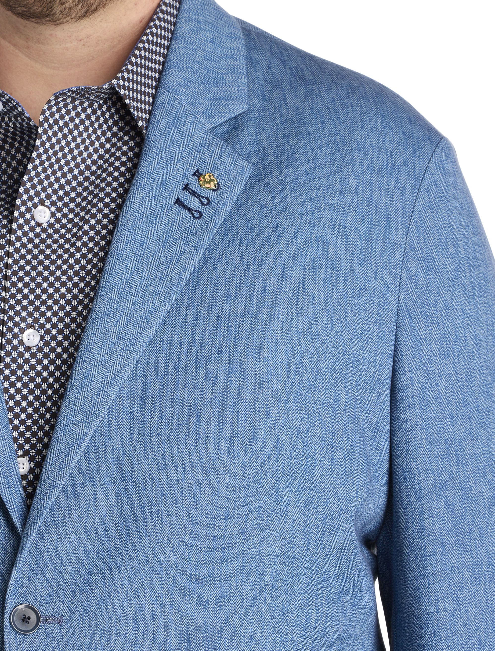 Chevron Knit Jacket-Relaxer Sport Coat