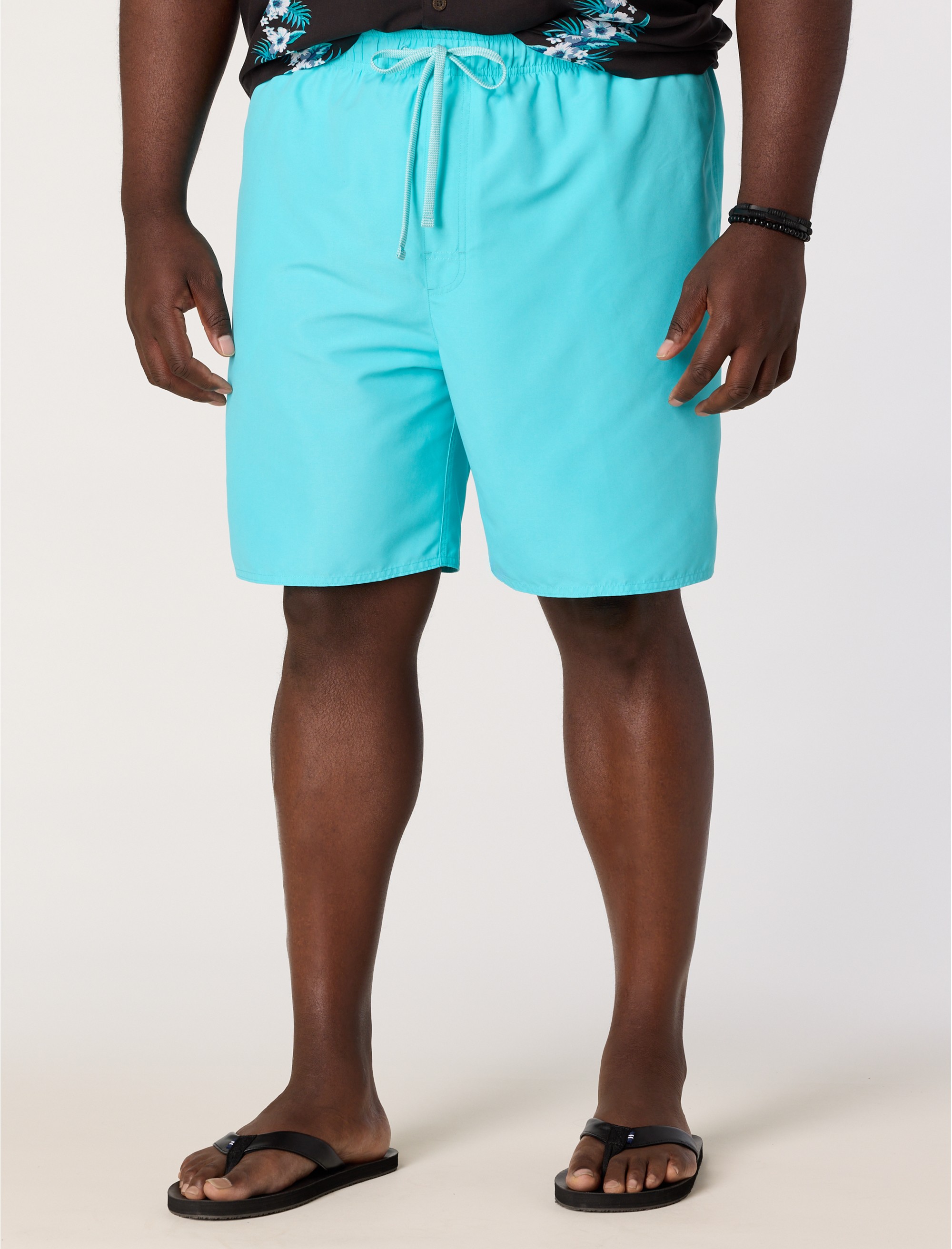 Solid Swim Trunks - thumbnail 3