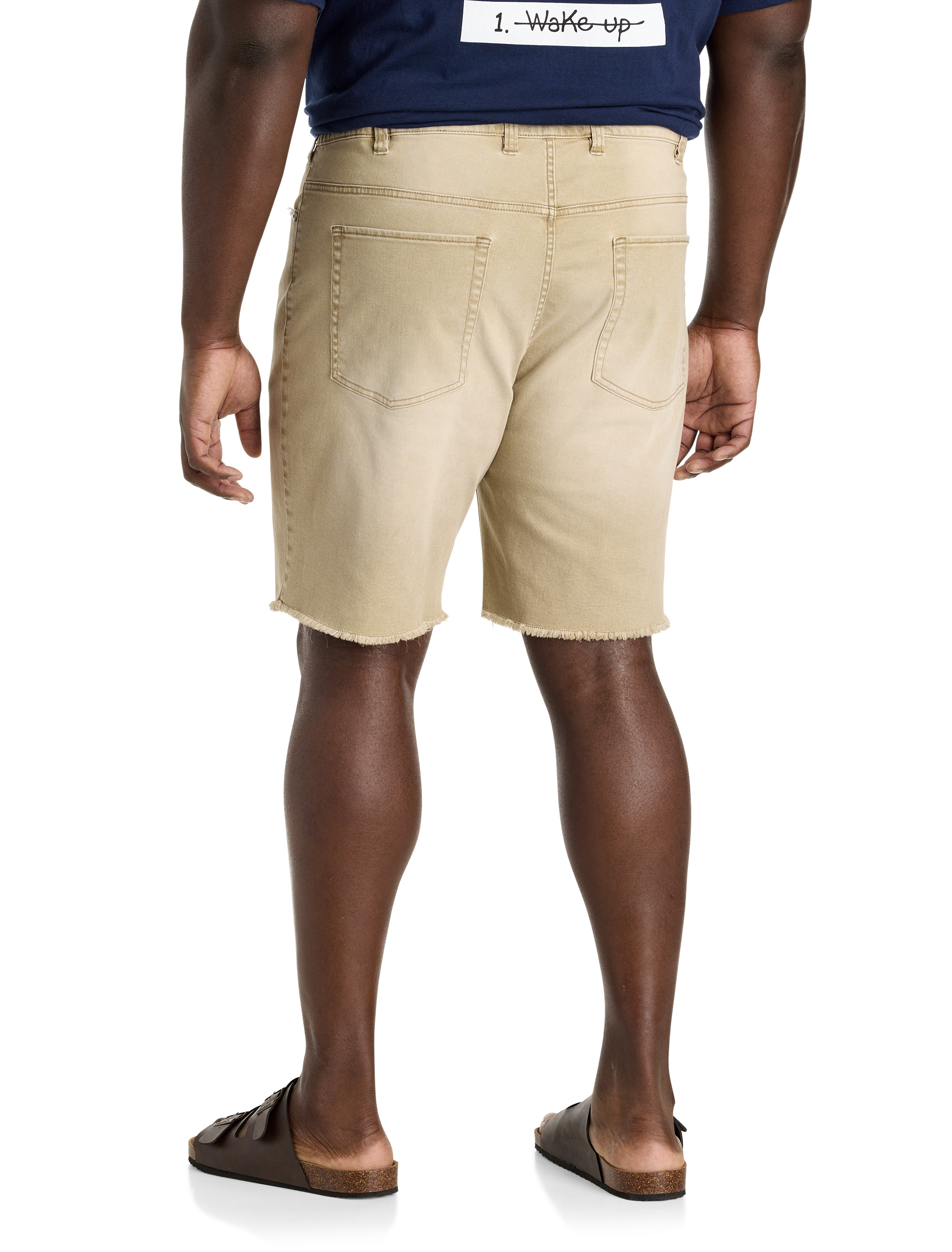 Tapered-Fit Denim Shorts